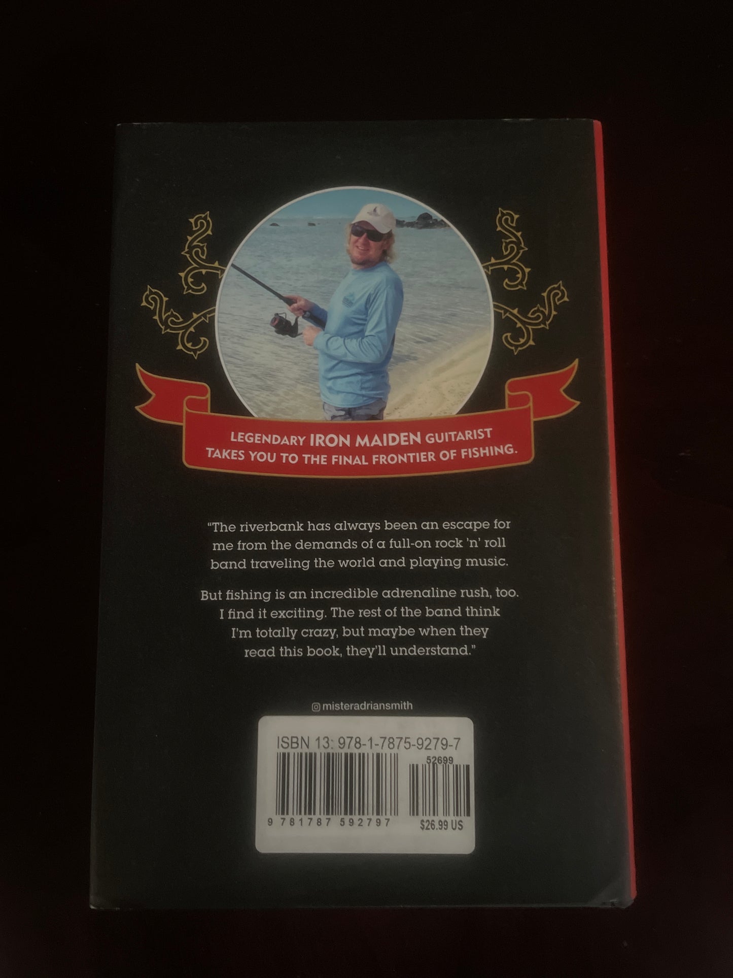 Monsters of River & Rock: My Life As Iron Maiden's Compulsive Angler (Signed) - Smith, Adrian