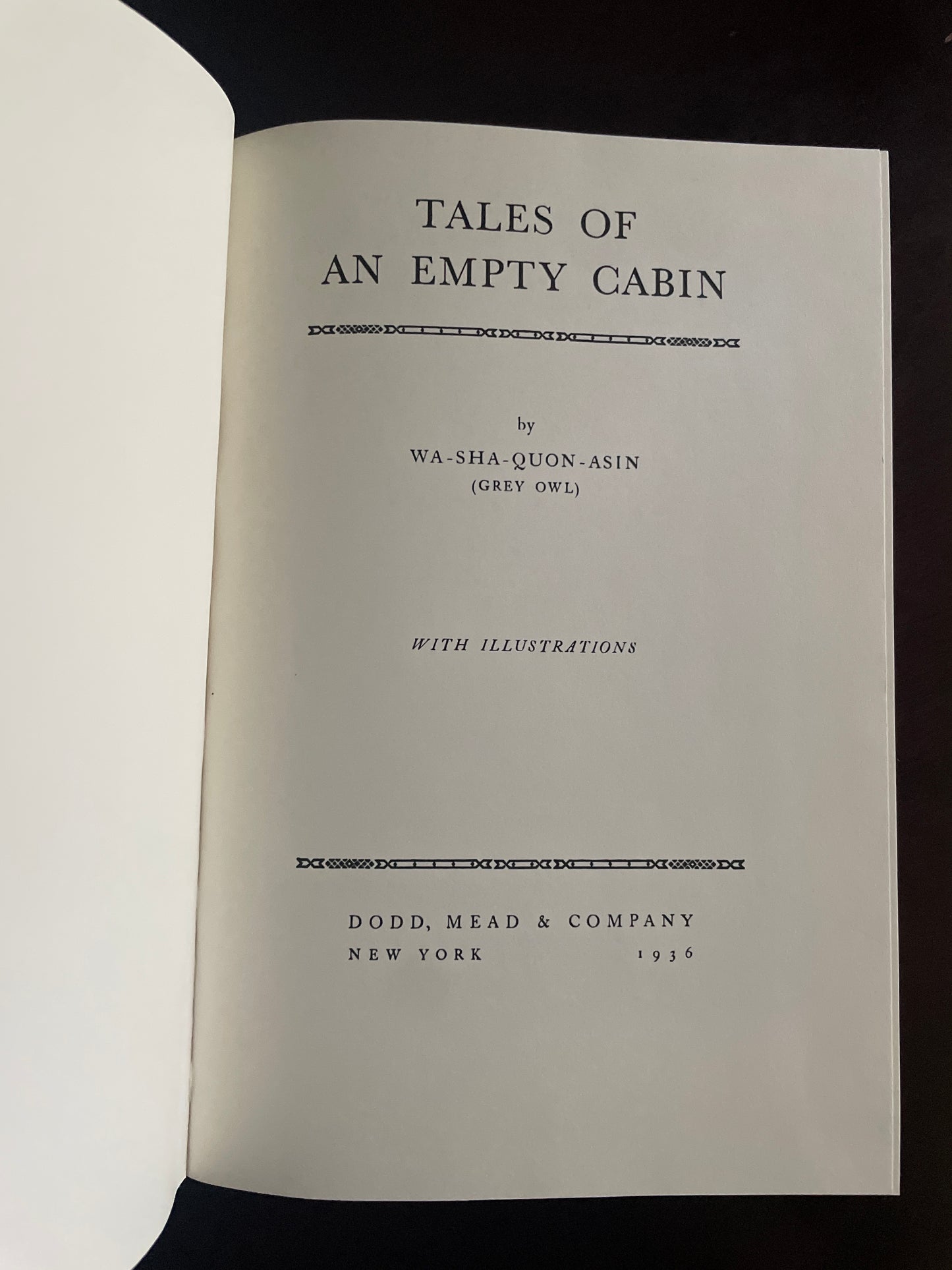 Tales Of An Empty Cabin - Owl, Grey (Wa-Sha-Quon-Asin)