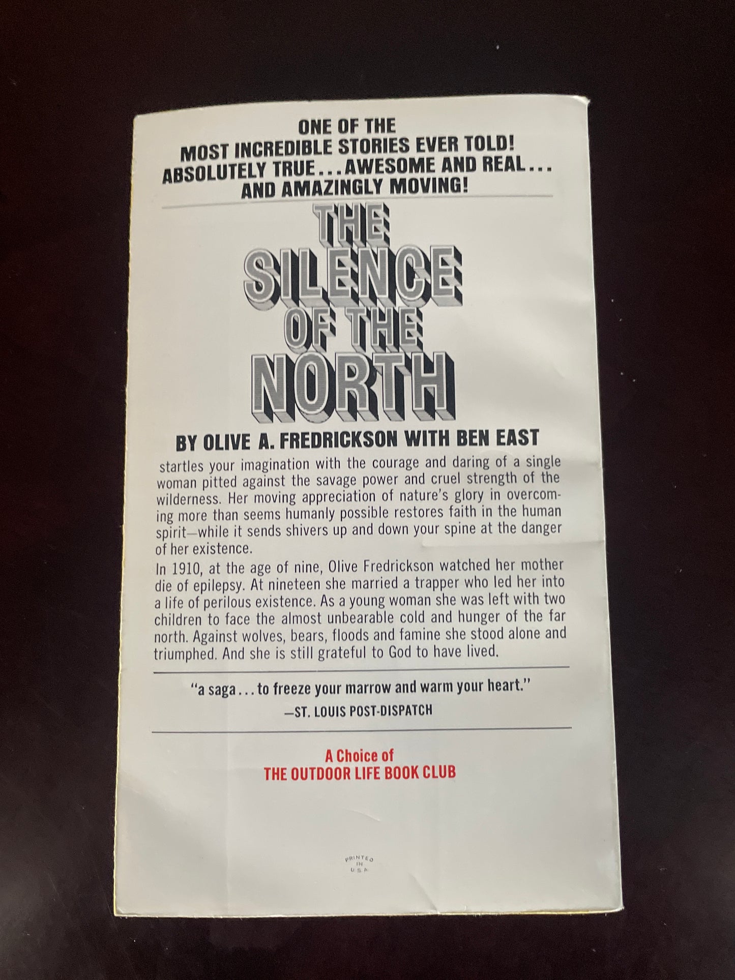 The Silence of the North - Fredrickson, Olive A.; East, Ben