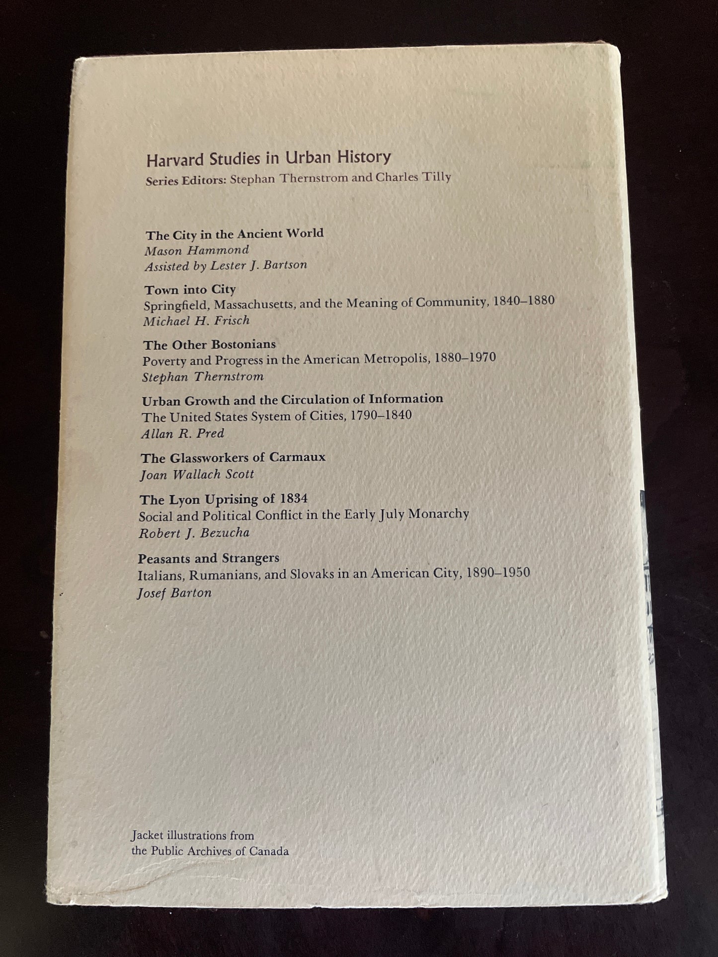 The People of Hamilton, Canada West: Family and Class in a Mid-Nineteenth-Century City - Katz, Michael B.