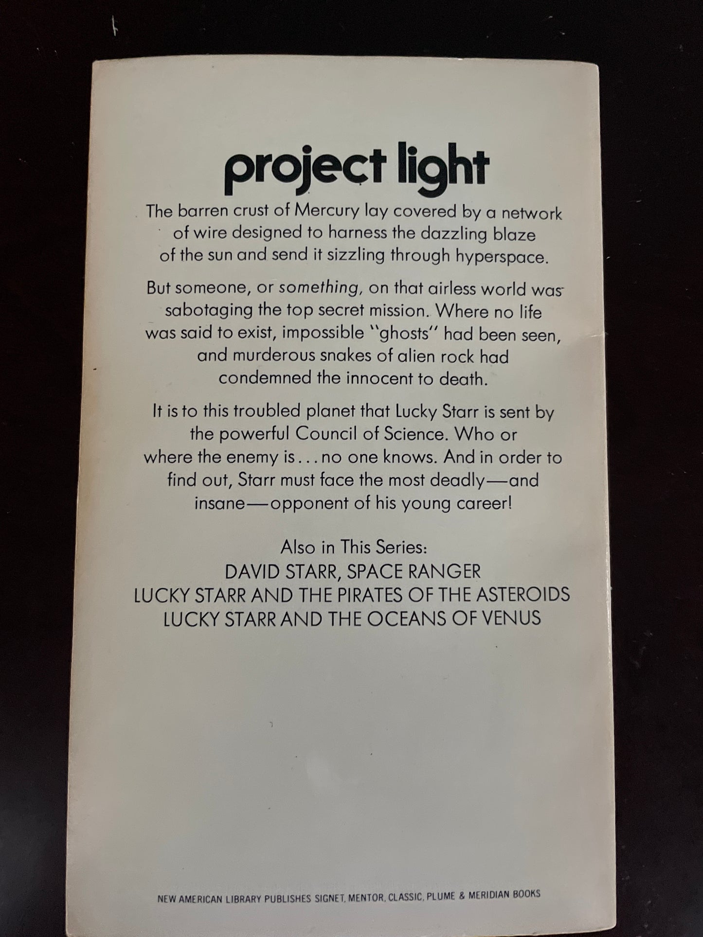 Lucky Starr and the Big Sun Mercury - Asimov, Isaac
