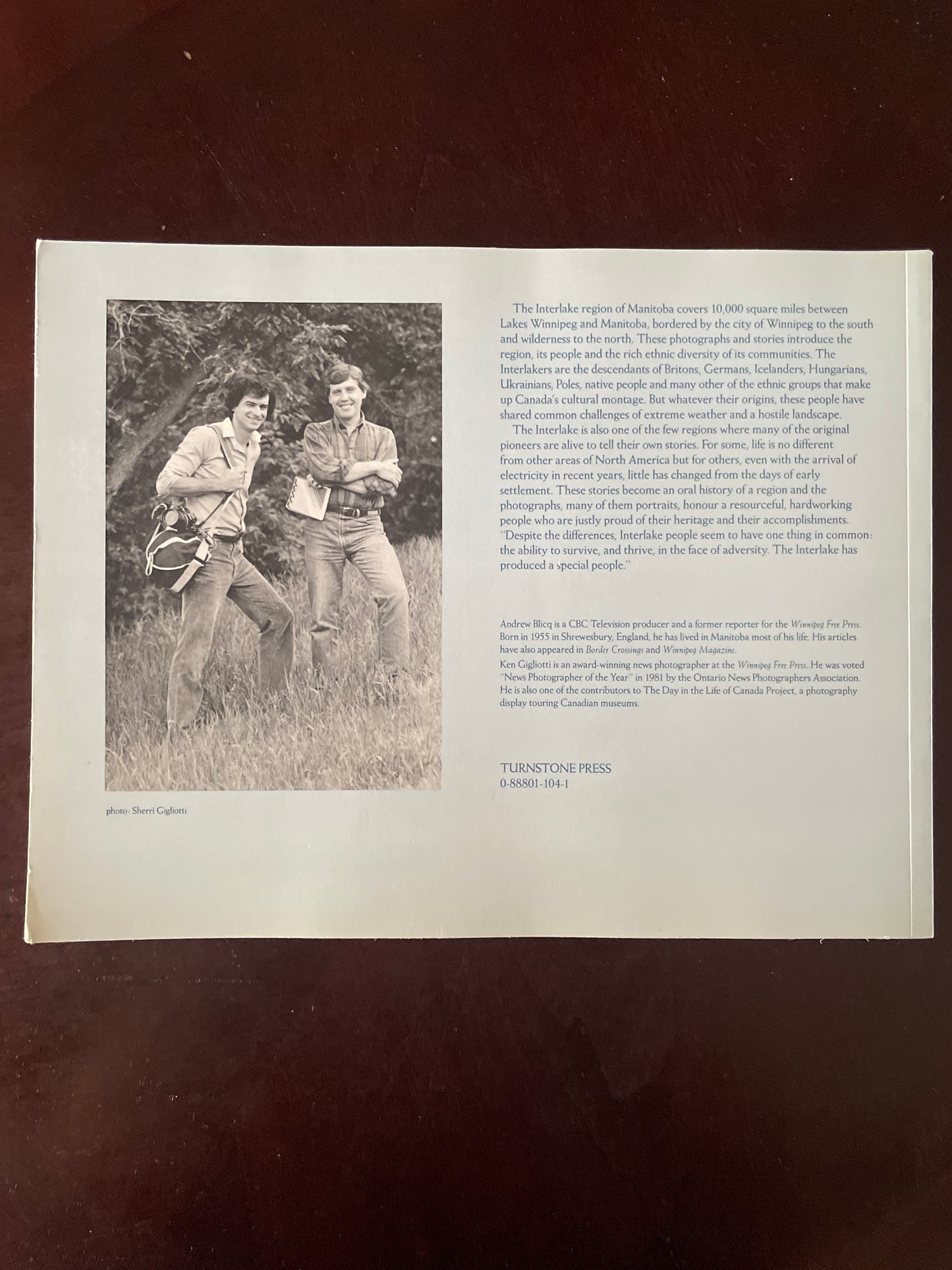 People of the Interlake - Blicq, Andrew