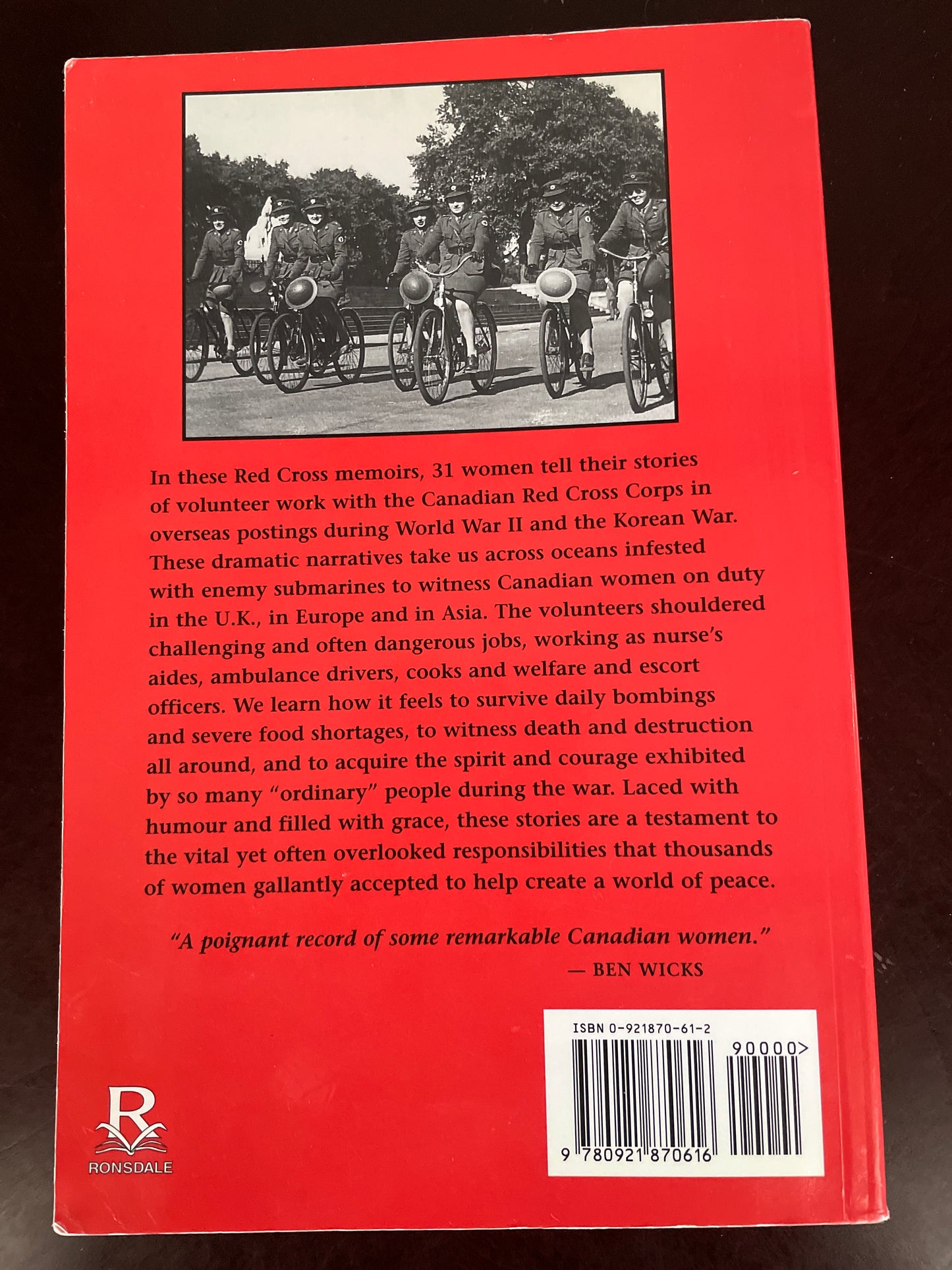 Women Overseas: Memoirs of the Canadian Red Cross Corps (Signed) - Day, Francis Martin; Spence, Phyllis; Ladouceur, Barbara