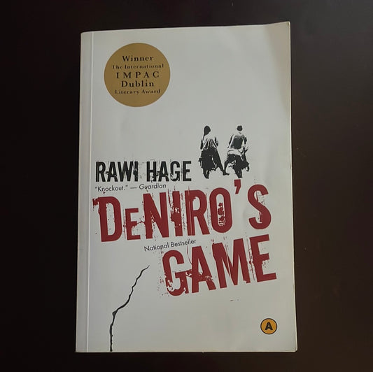 De Niro's Game (Inscribed) - Hage, Rawi