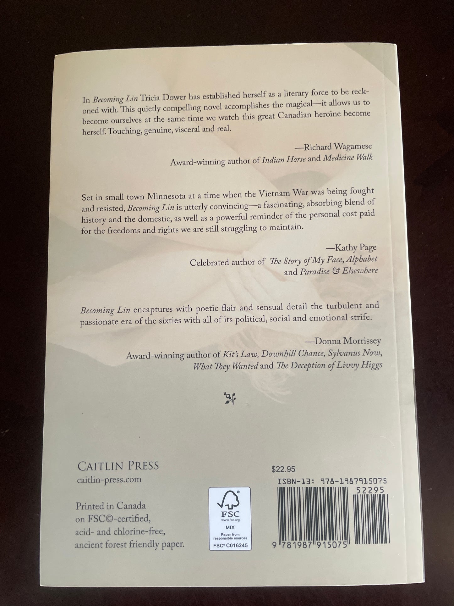 Becoming Lin (Inscribed) - Dower, Tricia