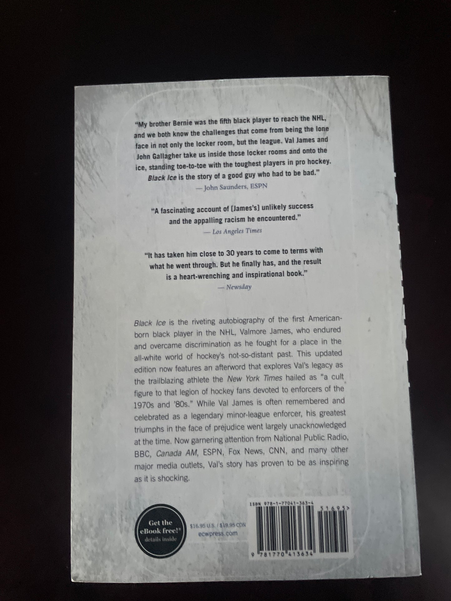 Black Ice: The Val James Story  - James, Valmore; Gallagher, John