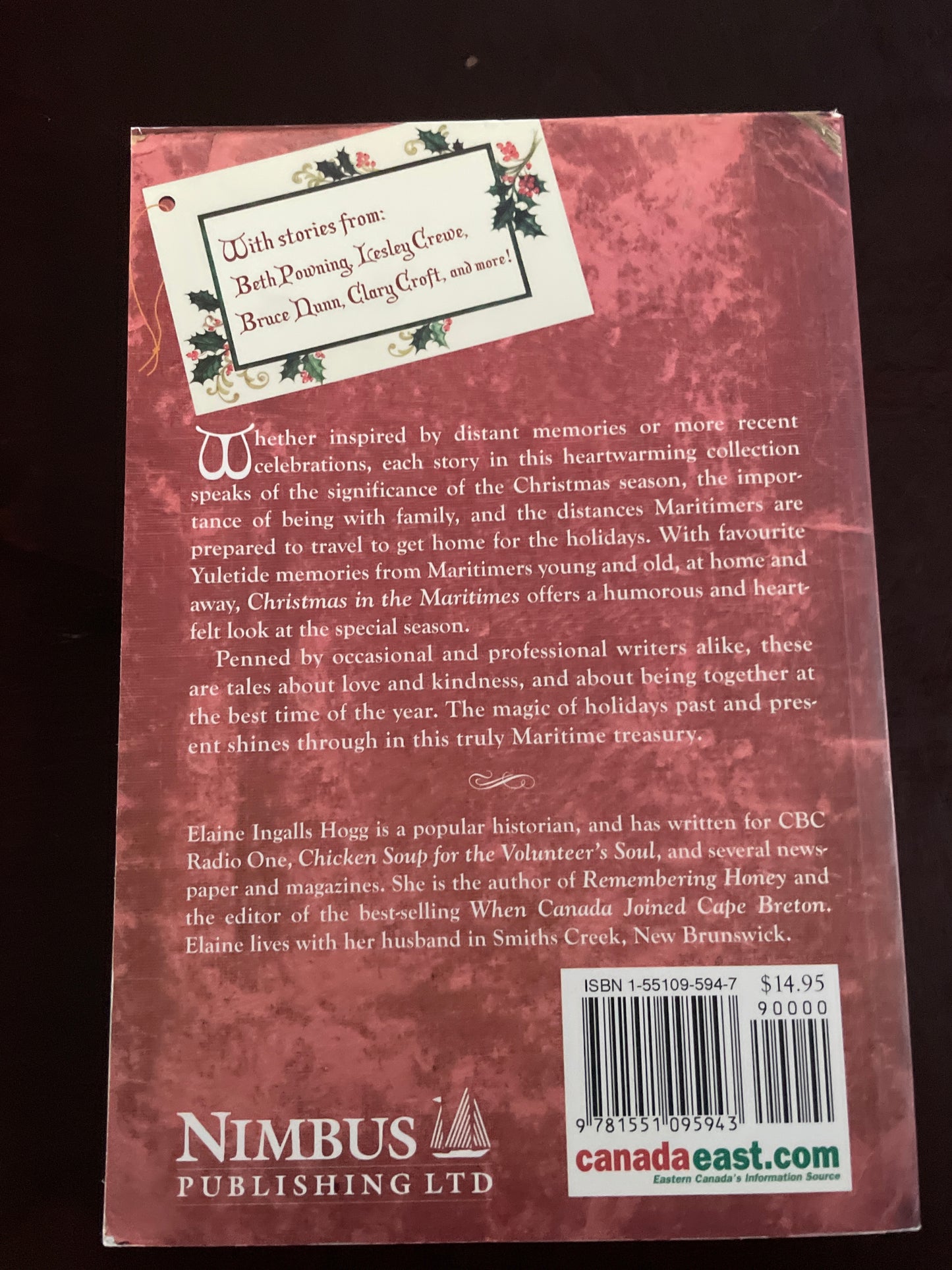 Christmas in the Maritimes - A Treasury of Stories and Memories - Hogg, Elaine Ingalls