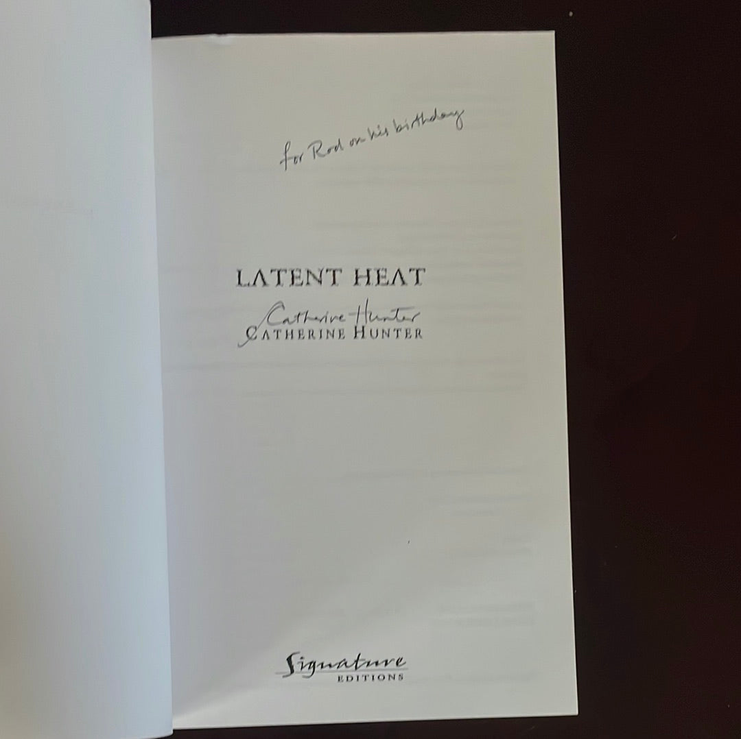 Latent Heat (Inscribed) - Hunter, Catherine
