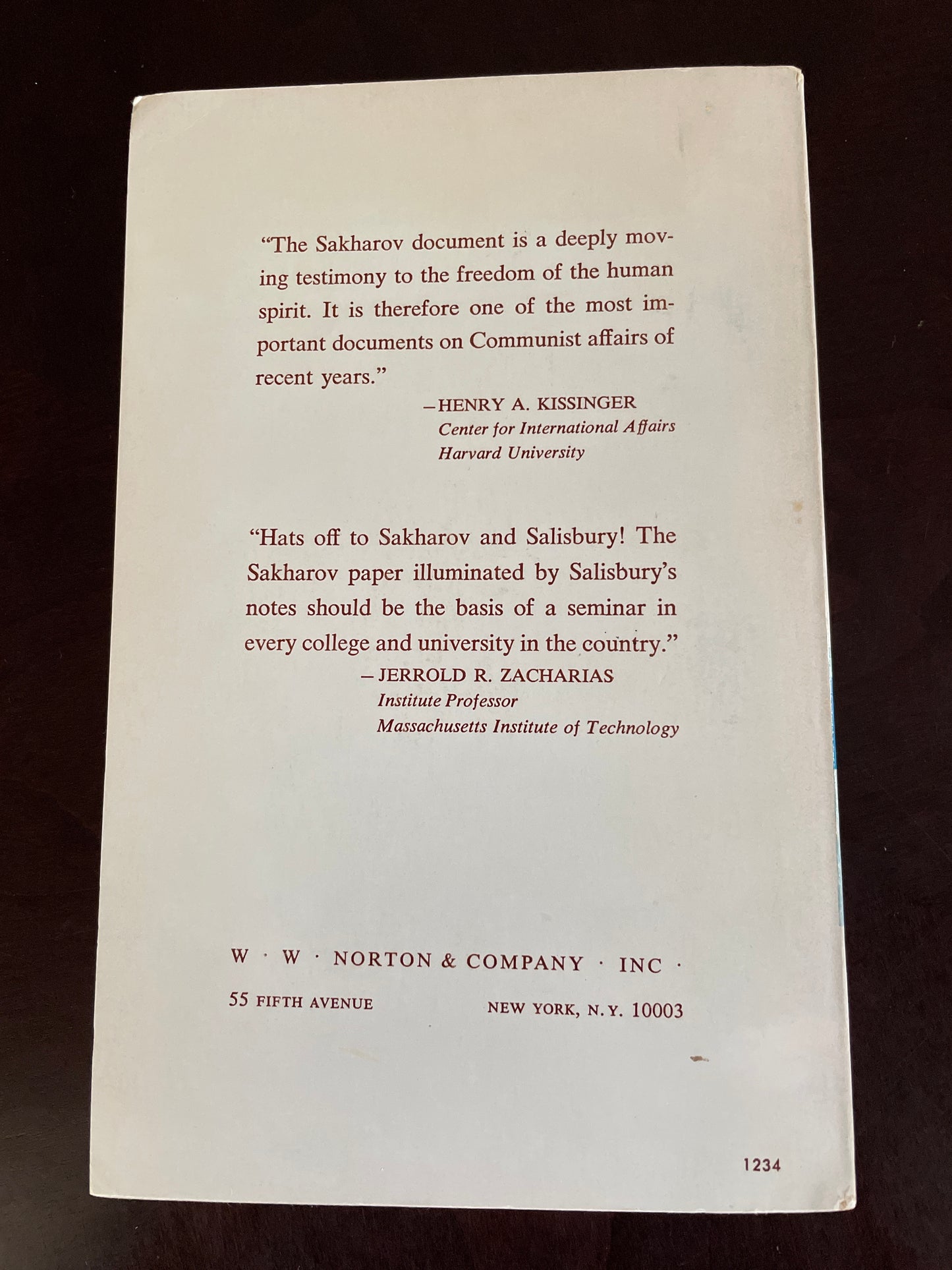 Progress, Coexistence & Intellectual Freedom - Sakharov, Andrei D.