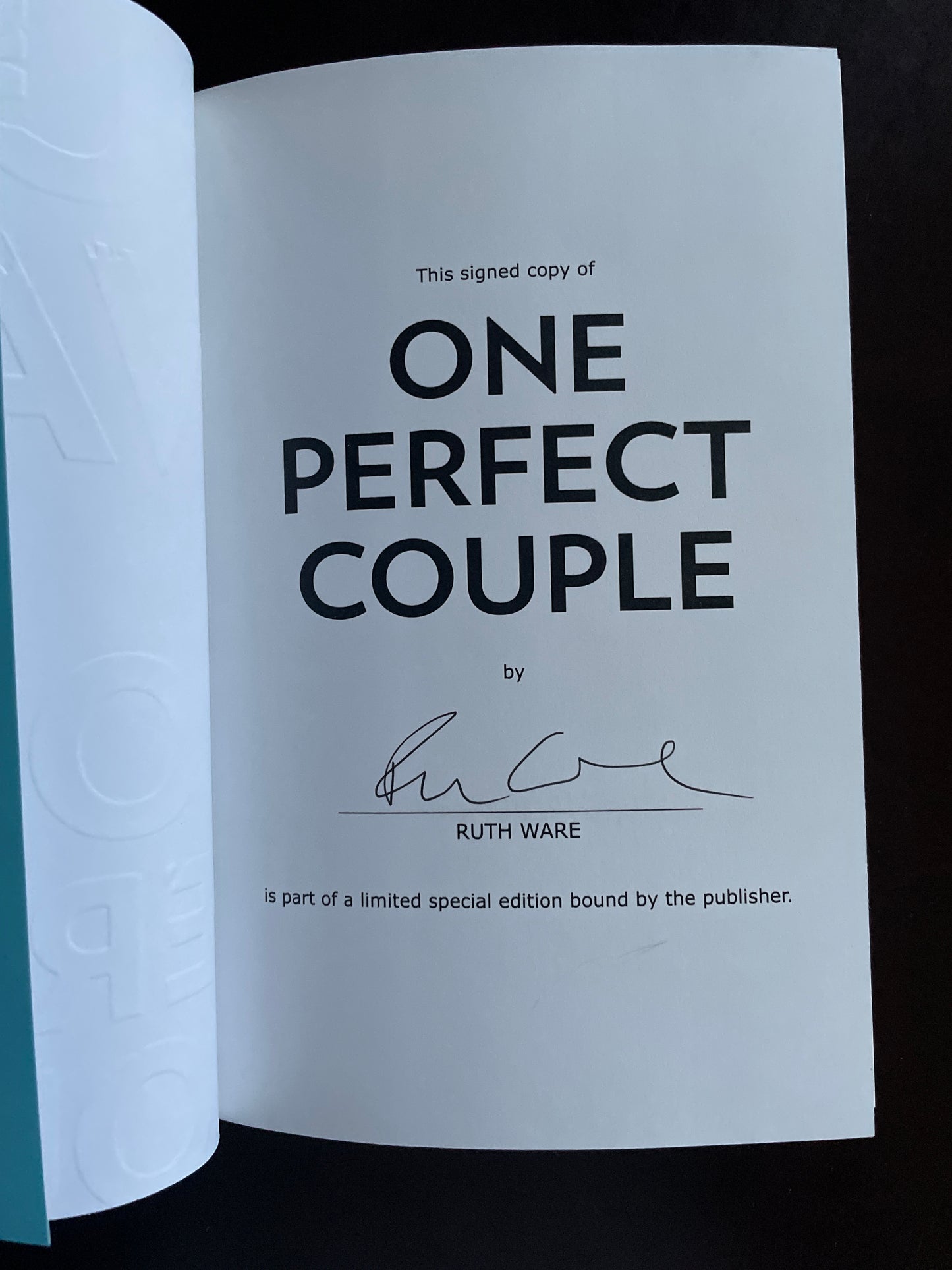 One Perfect Couple (Signed) - Ware, Ruth