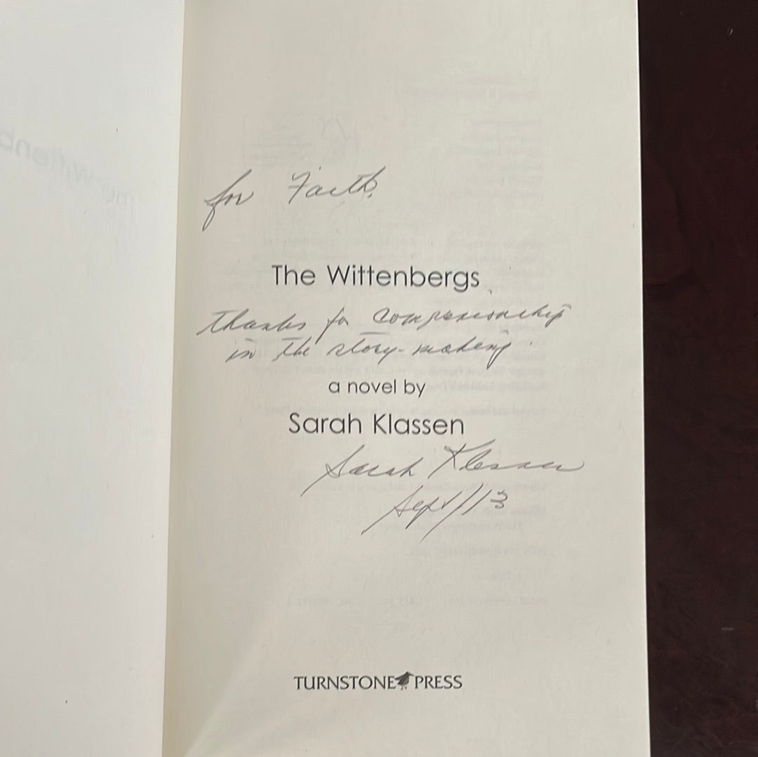 The Wittenbergs (Inscribed) - Klassen, Sarah