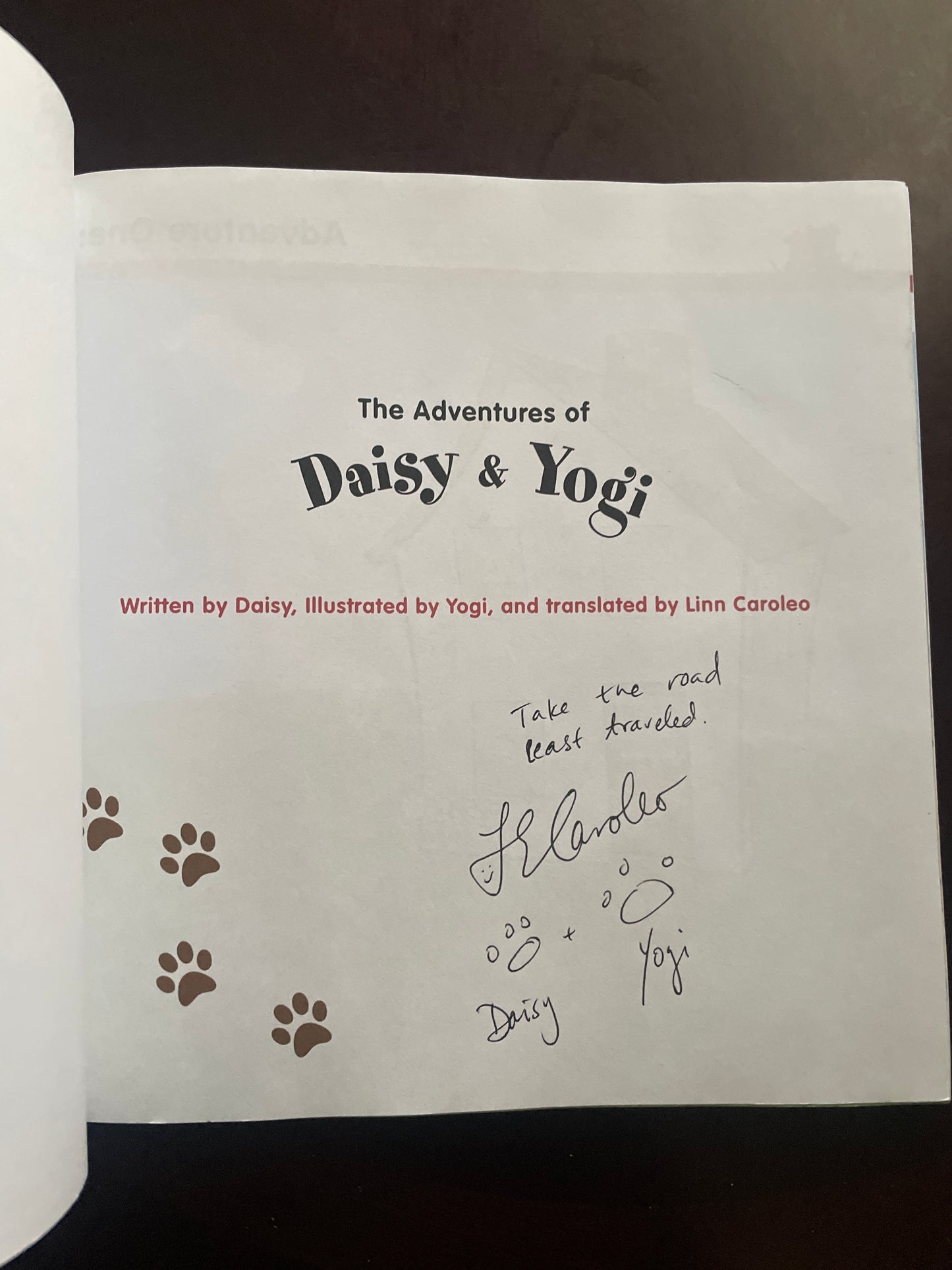 The Adventures of Daisy & Yogi (SIGNED) - Caroleo, Linn