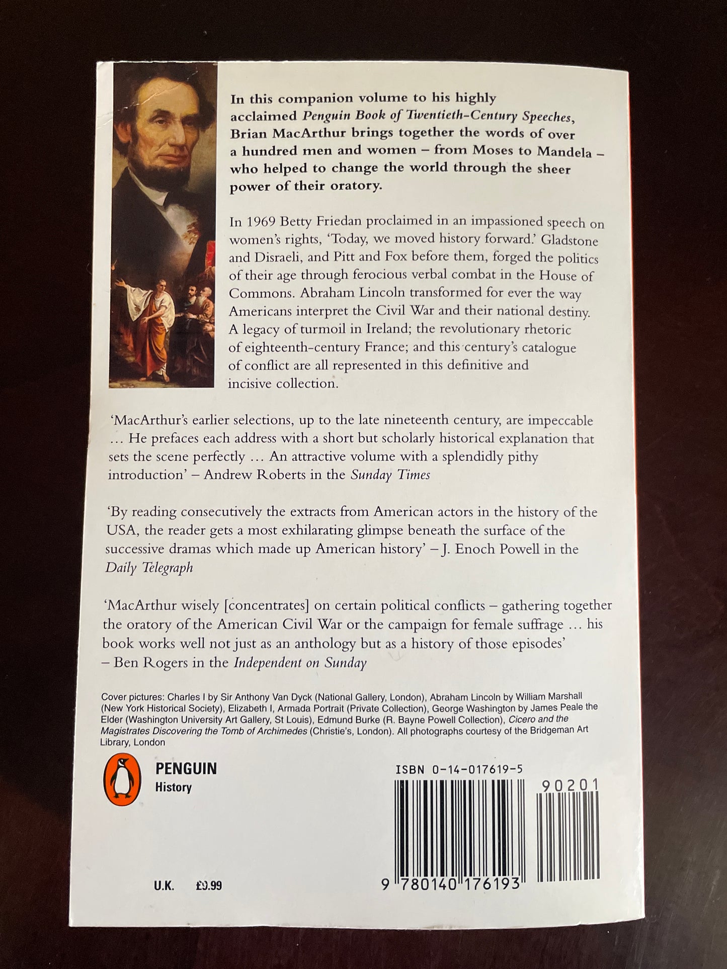 The Penguin Book of Historic Speeches - MacArthur, Brian