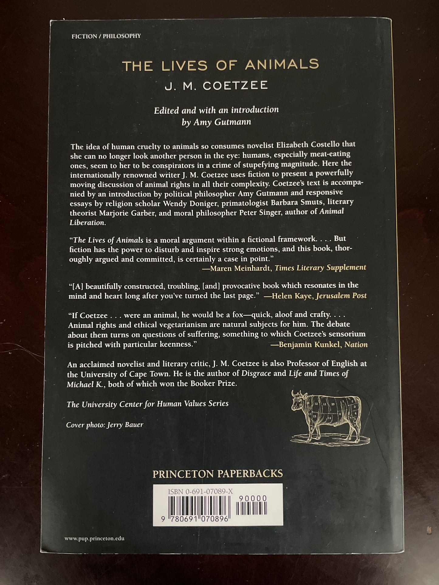 The Lives of Animals - Coetzee, J.M.; Garber, Marjorie; Singer, Peter; Doniger, Wendy; Smuts, Barbara