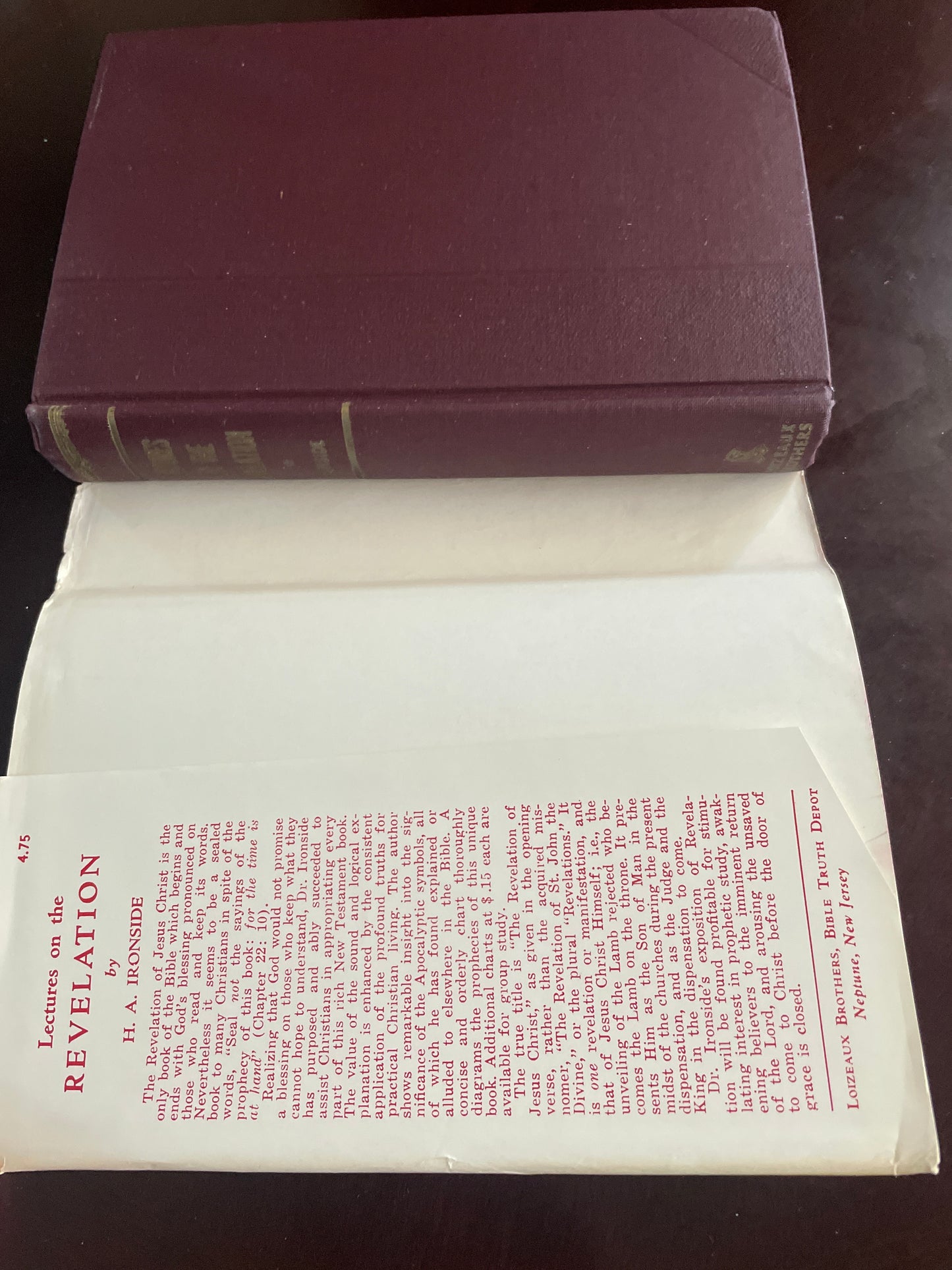 Lectures on the Book of Revelation - Ironside, H.A.