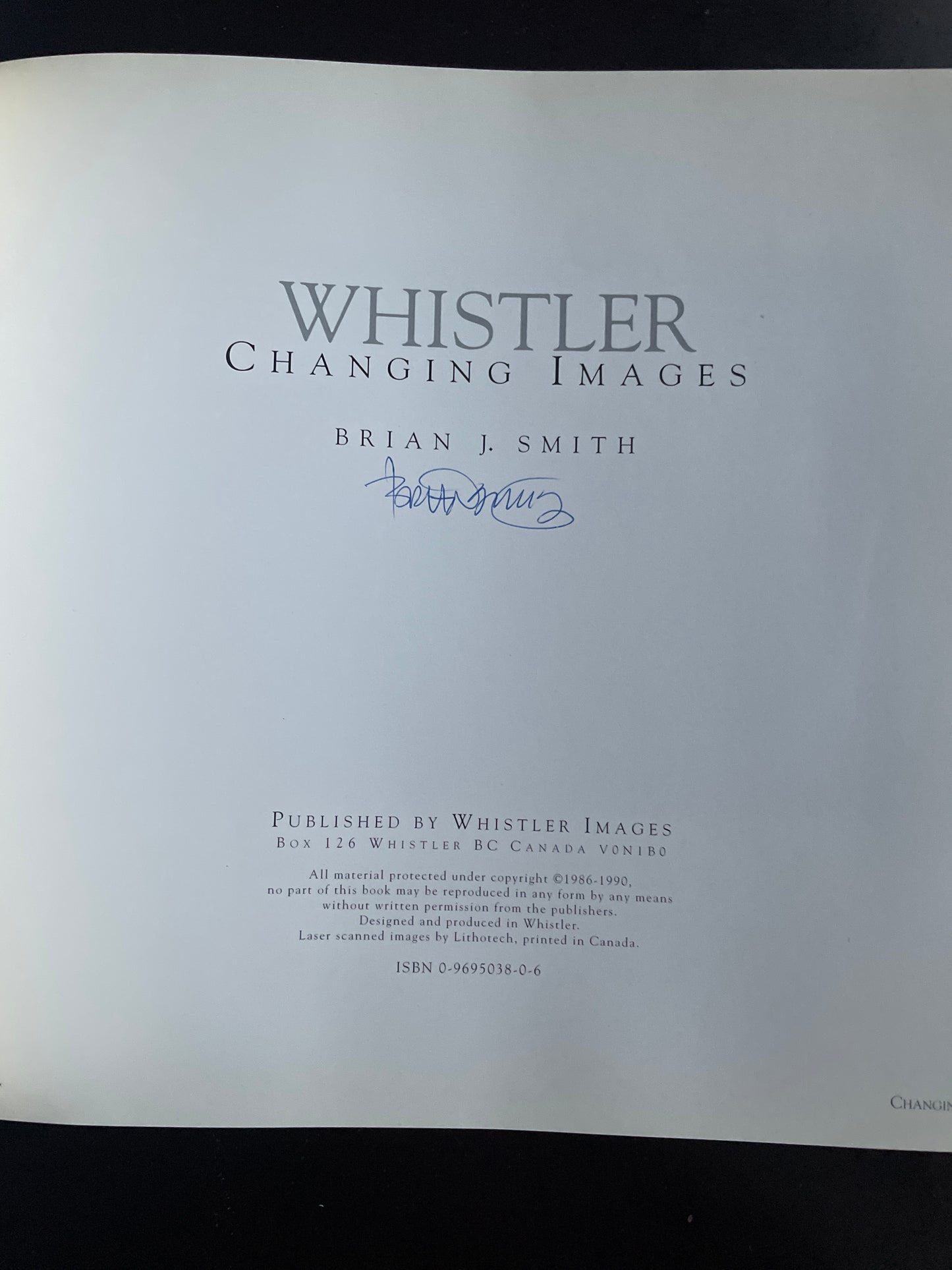 Whistler: Changing Images (Signed) - Smith, Brian J.