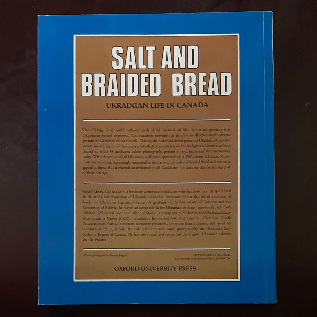 Salt and Braided Bread: Ukrainian Life in Canada - Balan, Jars