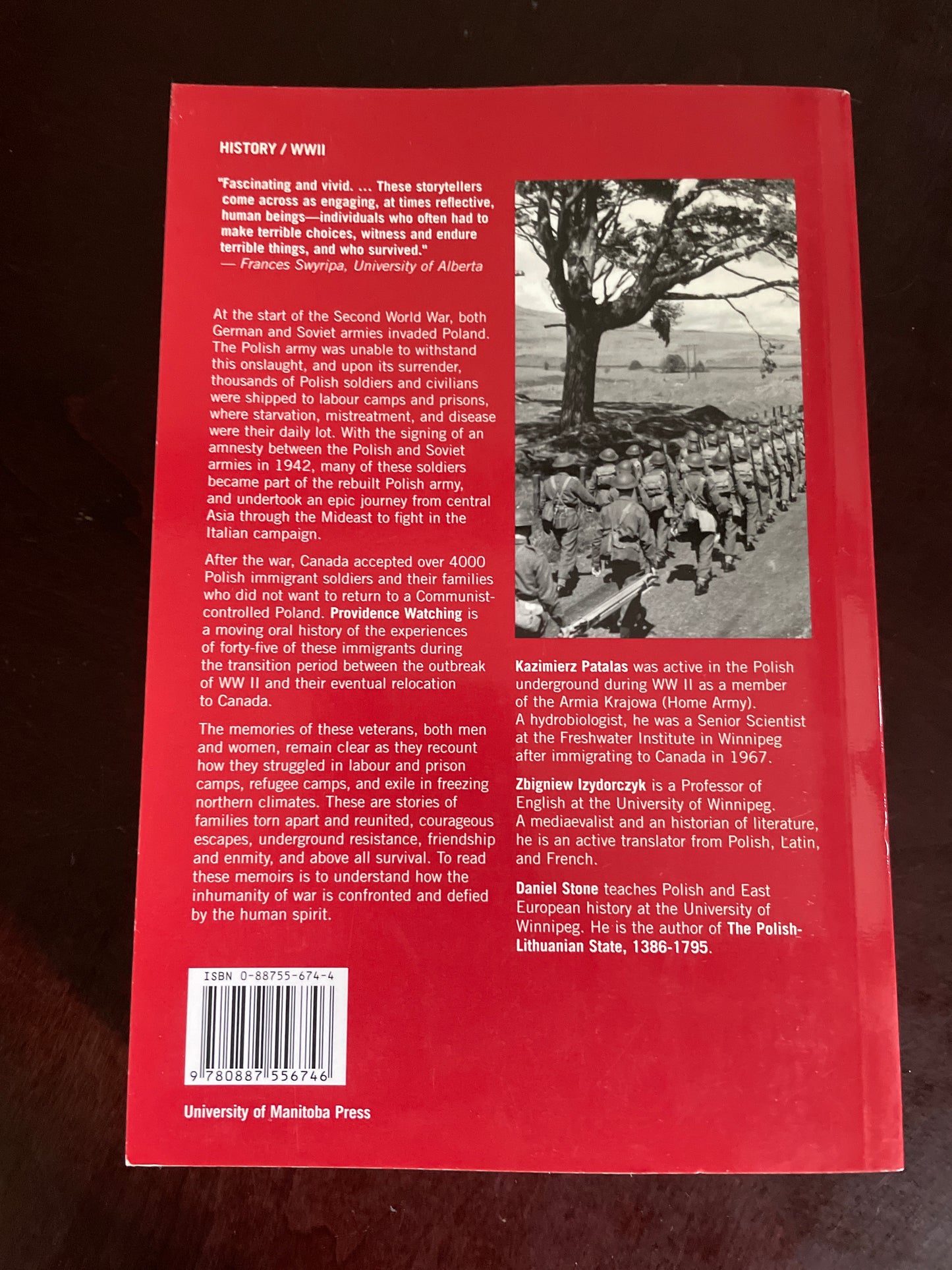Providence Watching : Journeys from Wartorn Poland to the Canadian Prairies - Patalas, Kazimierz; Izydorczyk, Zbigniew; Stone, Daniel