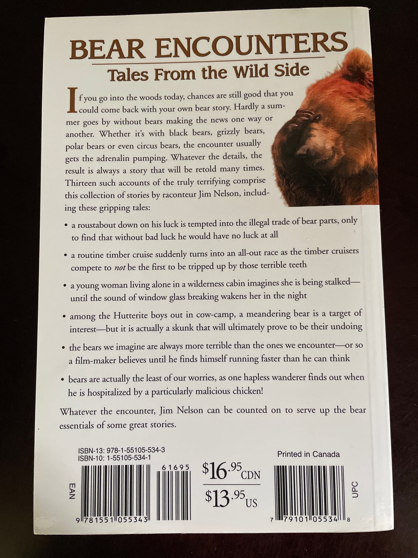 Bear Encounters: Tales from the Wild Side - Nelson, Jim