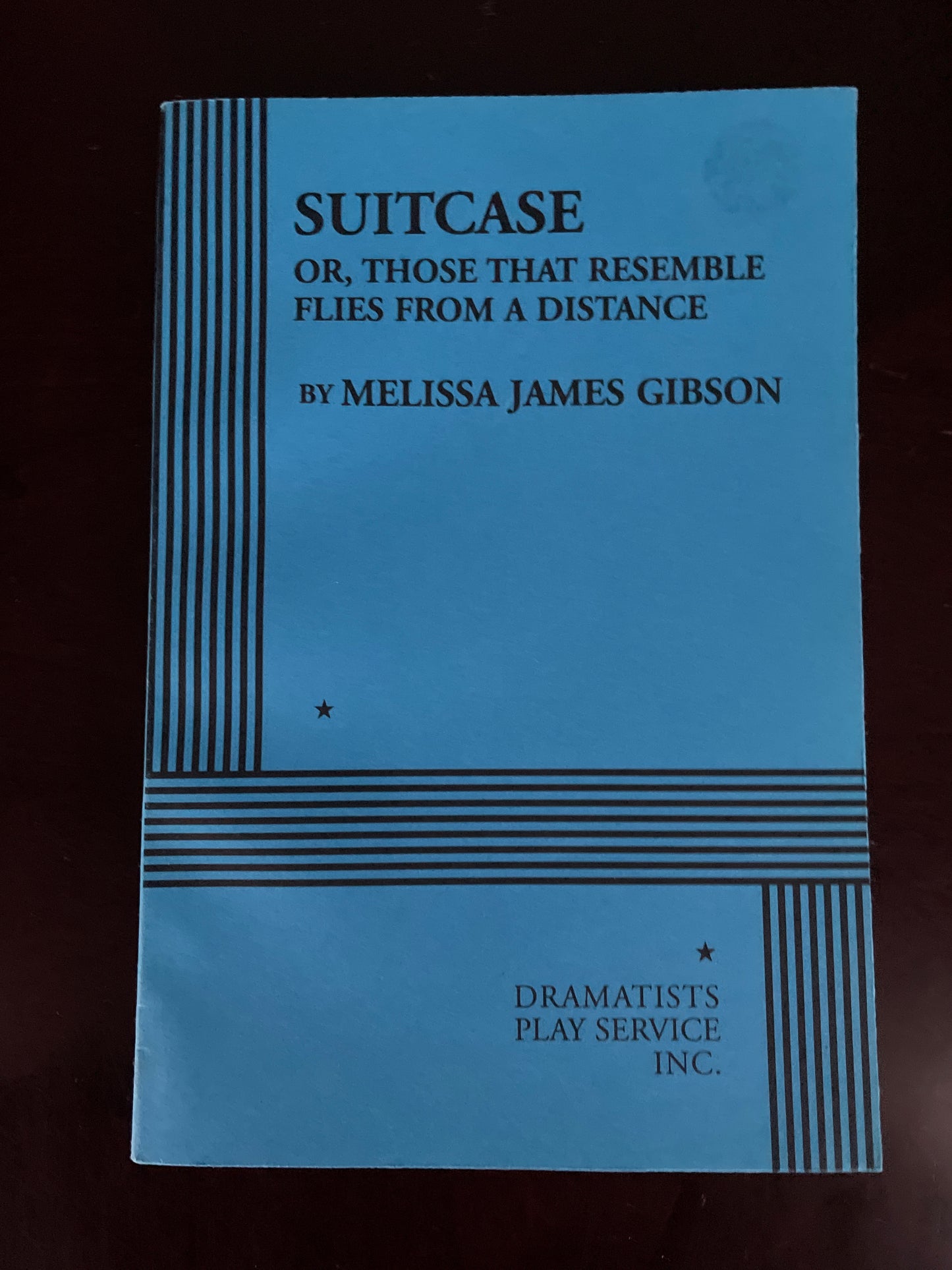 Suitcase, Or Those That Resemble Flies From A Distance (Signed) - Gibson, Melissa James