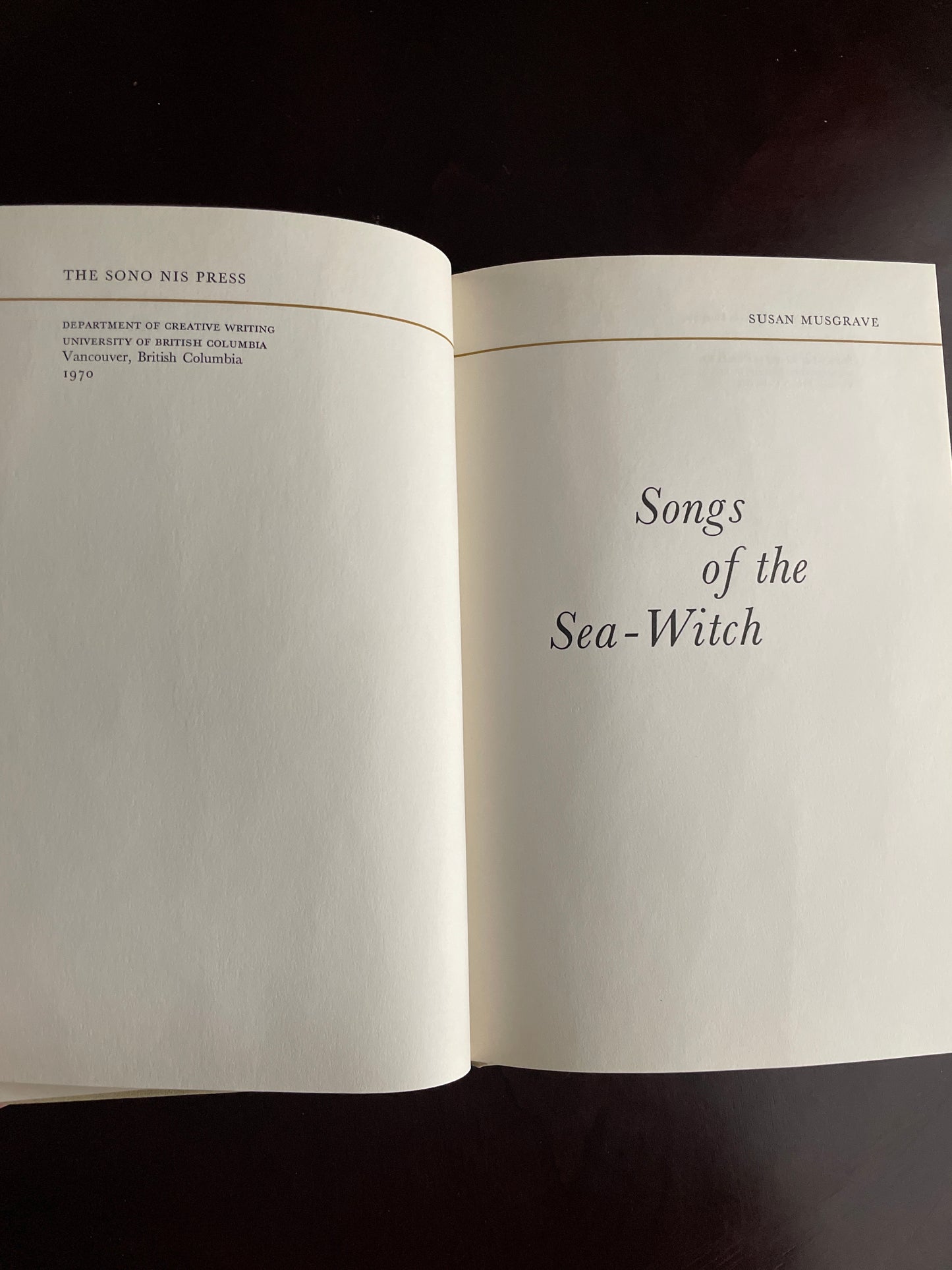 Songs of the Sea-Witch - Musgrave, Susan