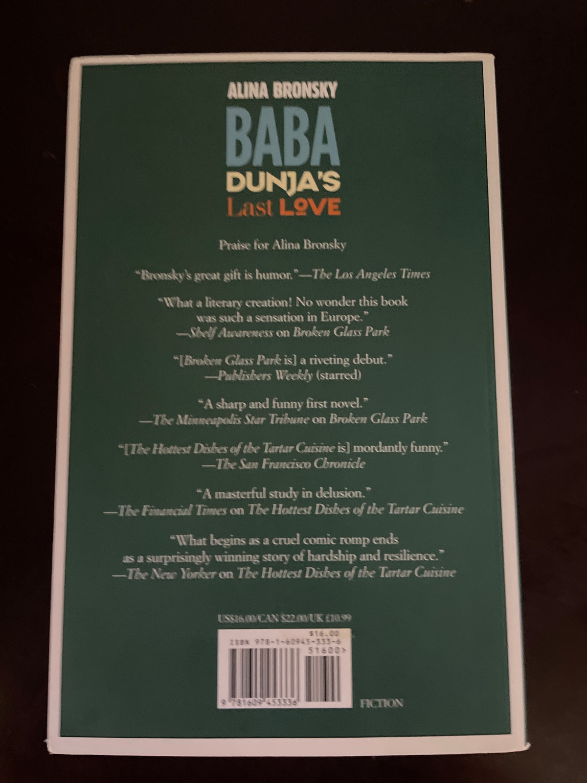 Baba Dunja's Last Love - Bronsky, Alina
