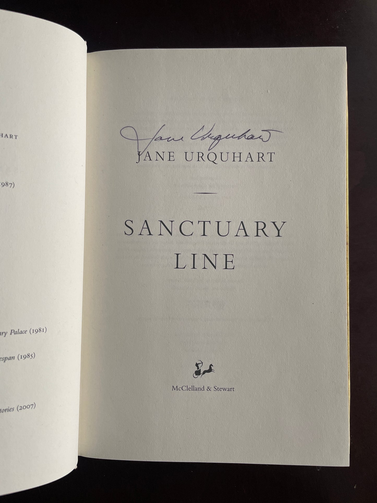 Sanctuary Line (Signed) - Urquhart, Jane