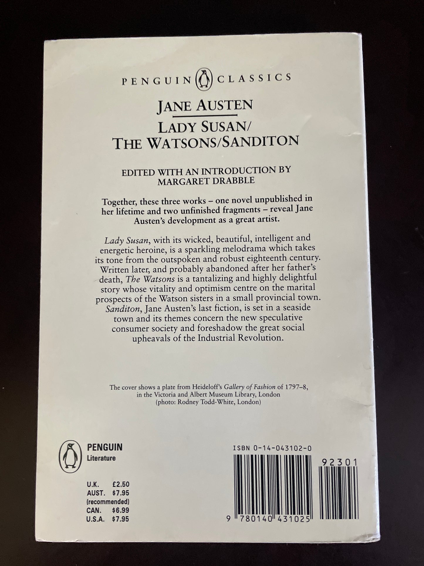 Lady Susan; The Watsons; Sanditon - Austen, Jane