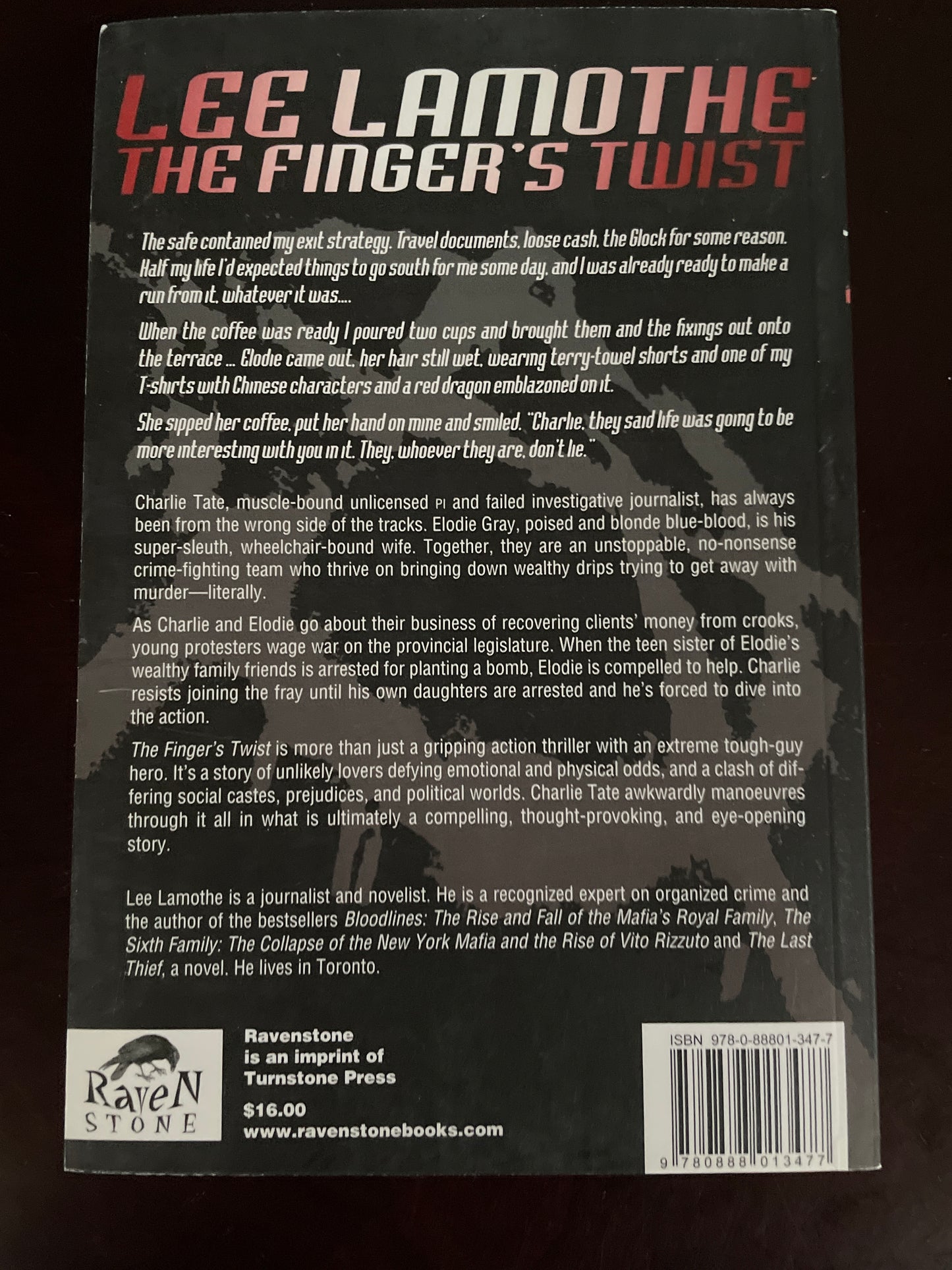 The Finger's Twist (Inscribed) - Lamothe, Lee