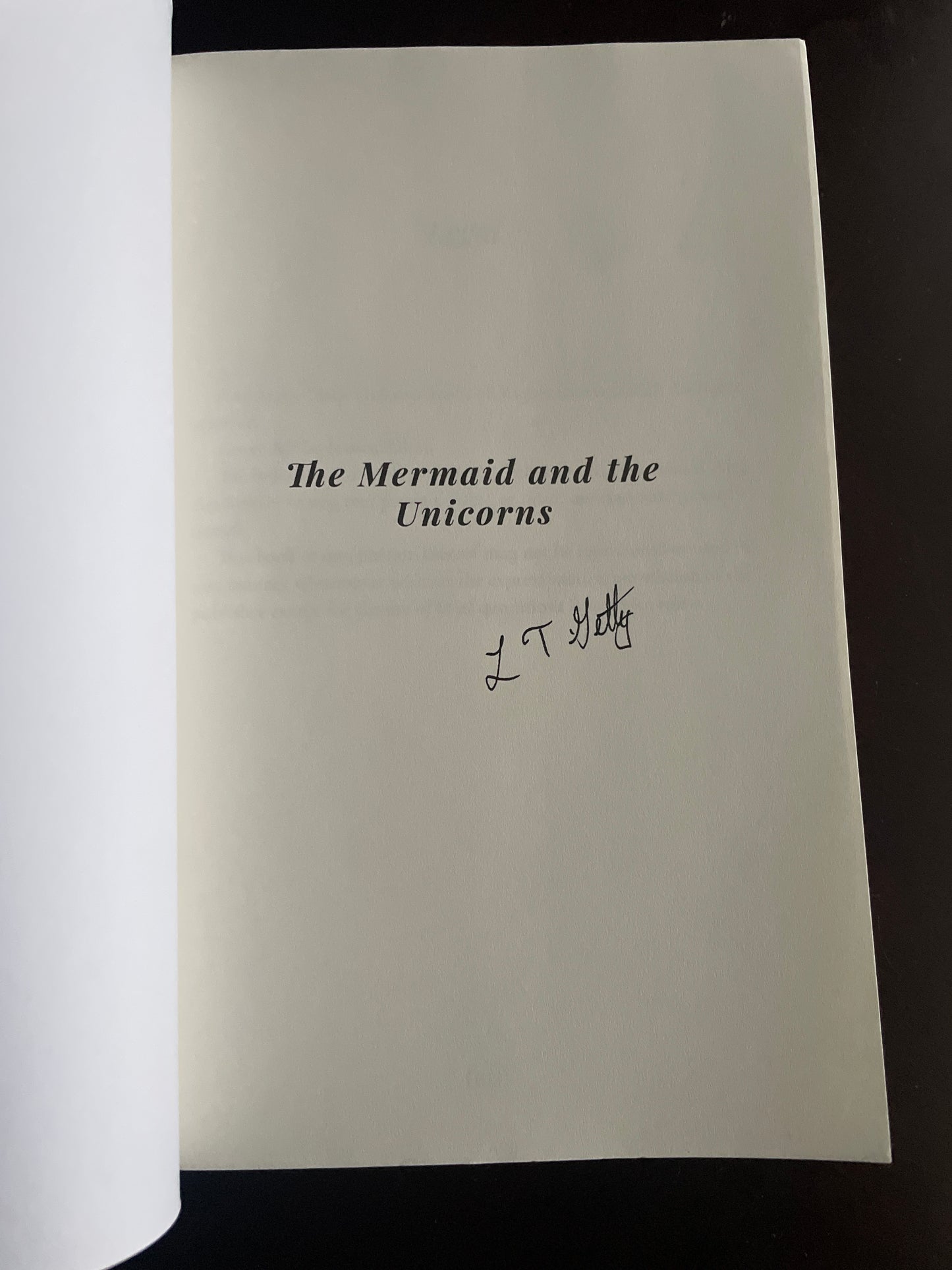 The Mermaid and the Unicorns (Signed) - Getty, L T