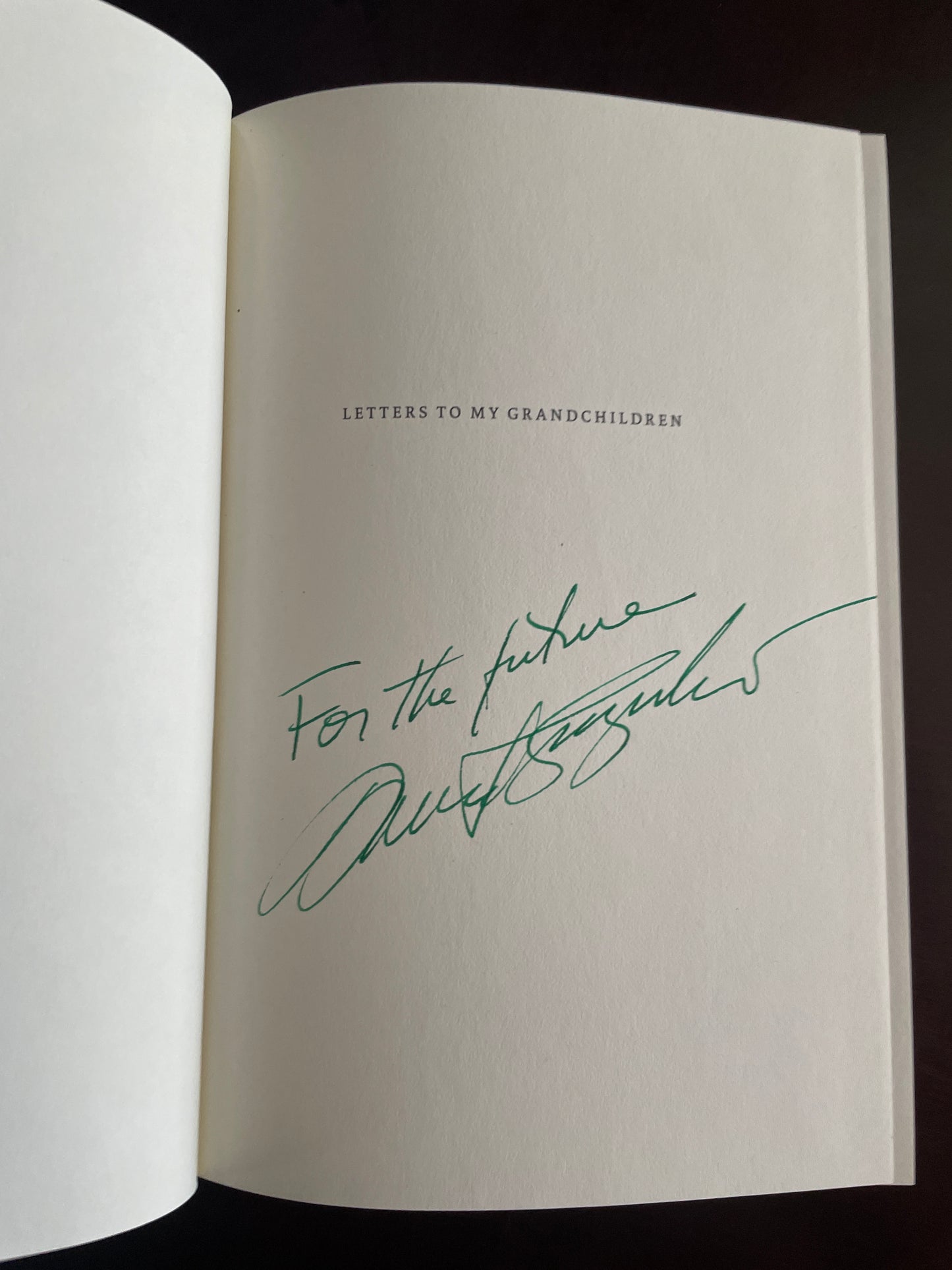 Letters to My Grandchildren (Signed) - Suzuki, David