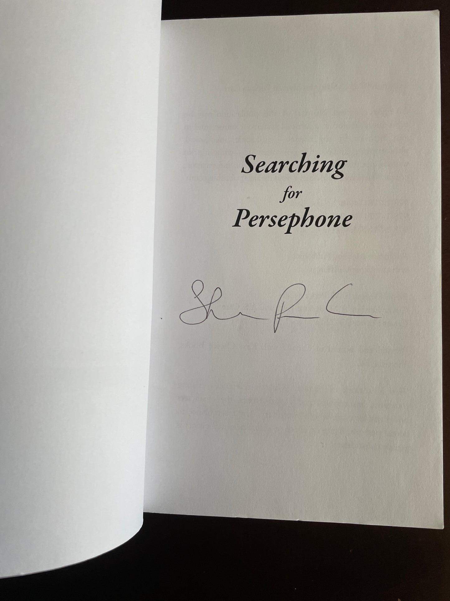 Searching for Persephone (Signed) - Carr, S.M. Perkins
