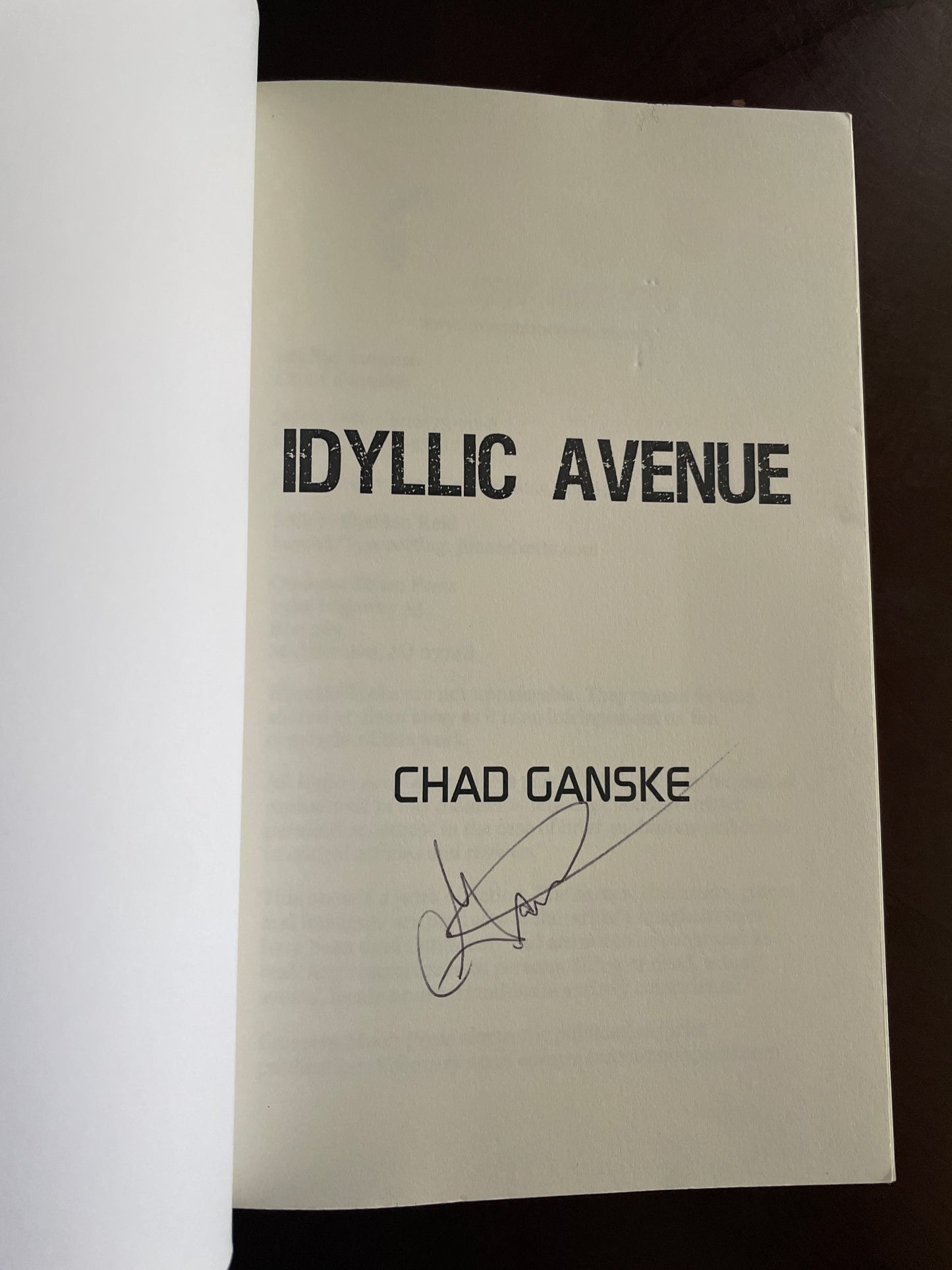 Idyllic Avenue (Signed) - Ganske, Chad