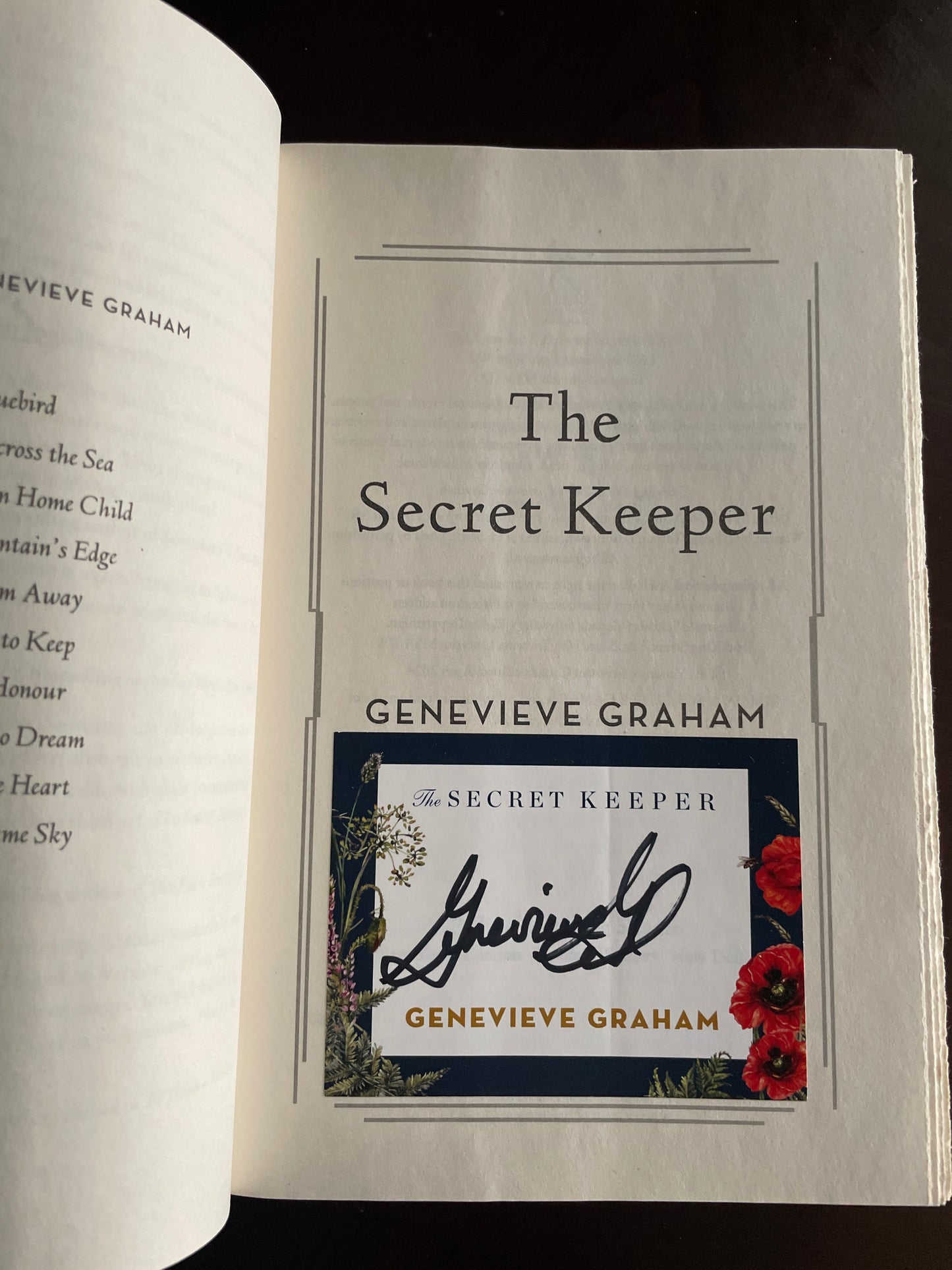The Secret Keeper (Signed) - Graham, Genevieve