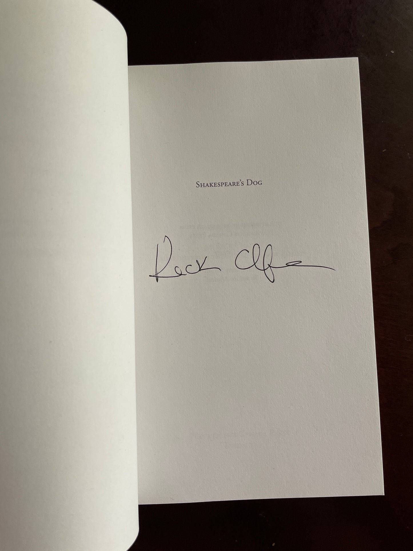 Shakespeare's Dog (Signed) - Chafe, Rick
