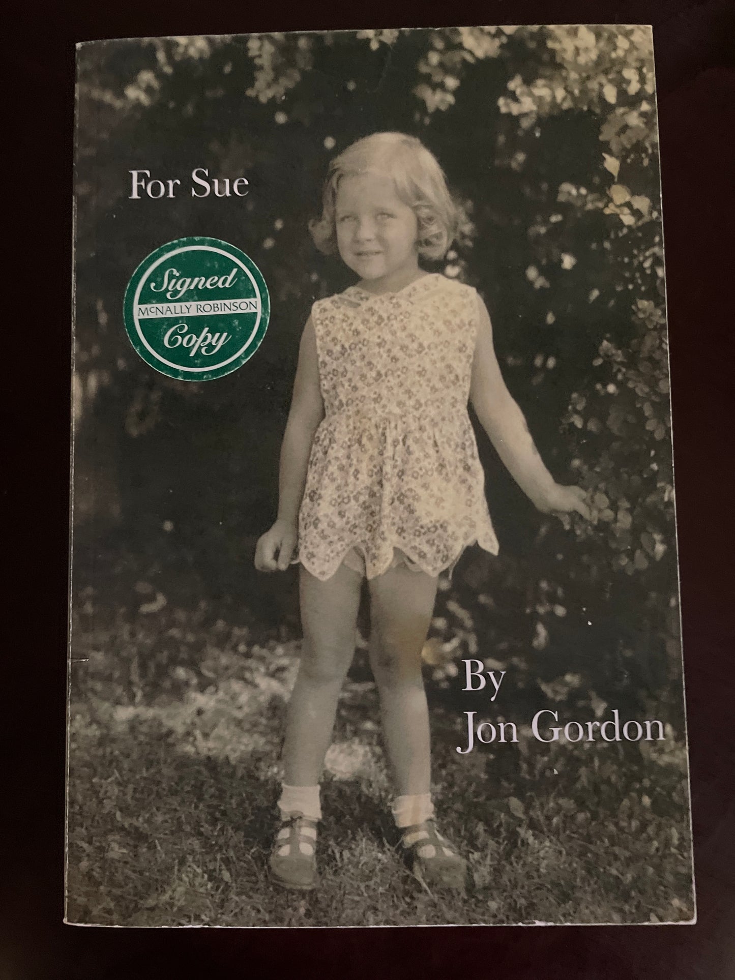 For Sue (Signed) - Gordon, Jon