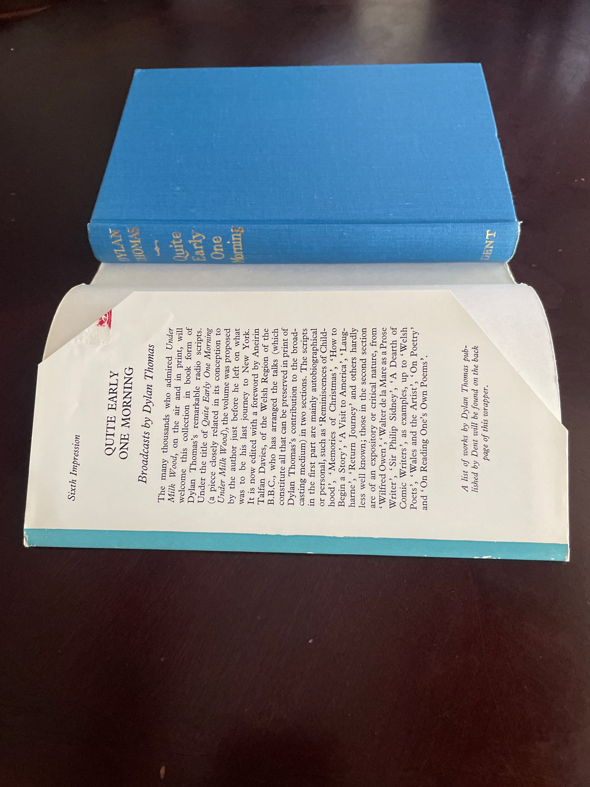 Quite Early One Morning: Broadcasts by Dylan Thomas - Thomas, Dylan