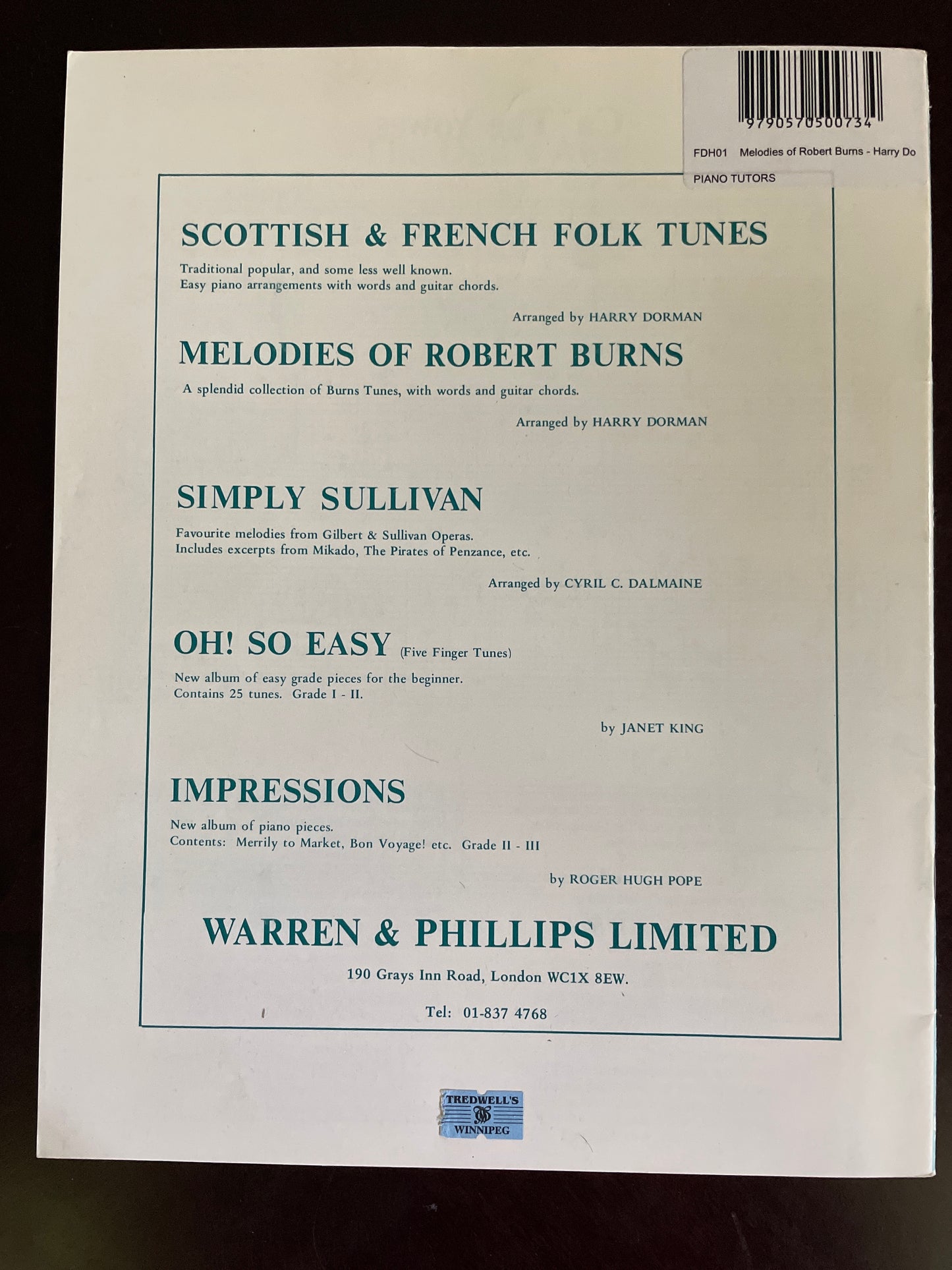 Melodies of Robert Burns - Burns, Robert; Dorman, Harry