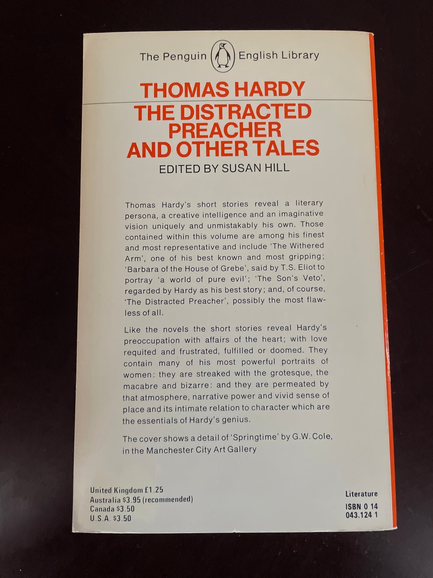 The Distracted Preacher and Other Tales - Hardy, Thomas