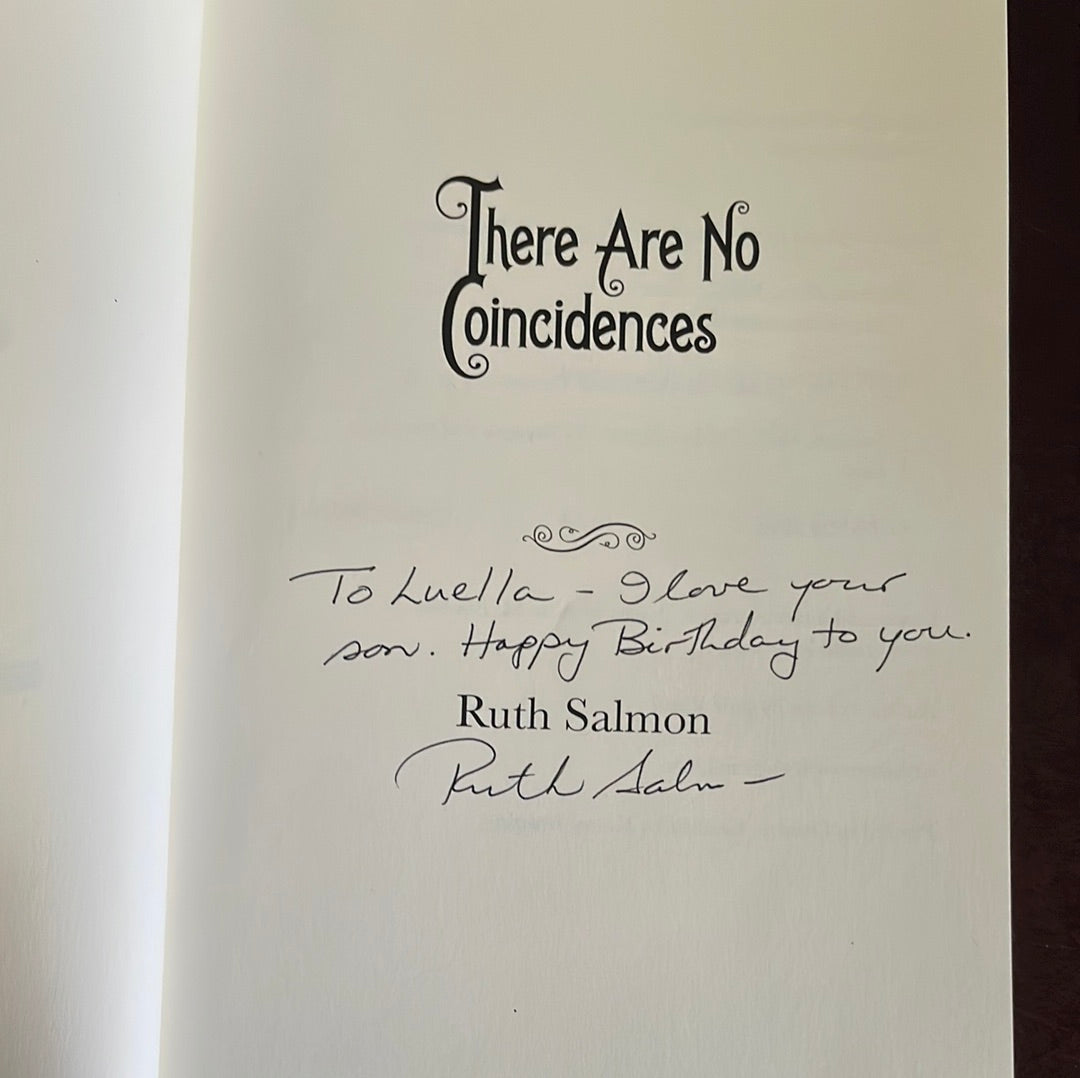 There Are No Coincidences (Inscribed) - Salmon, Ruth