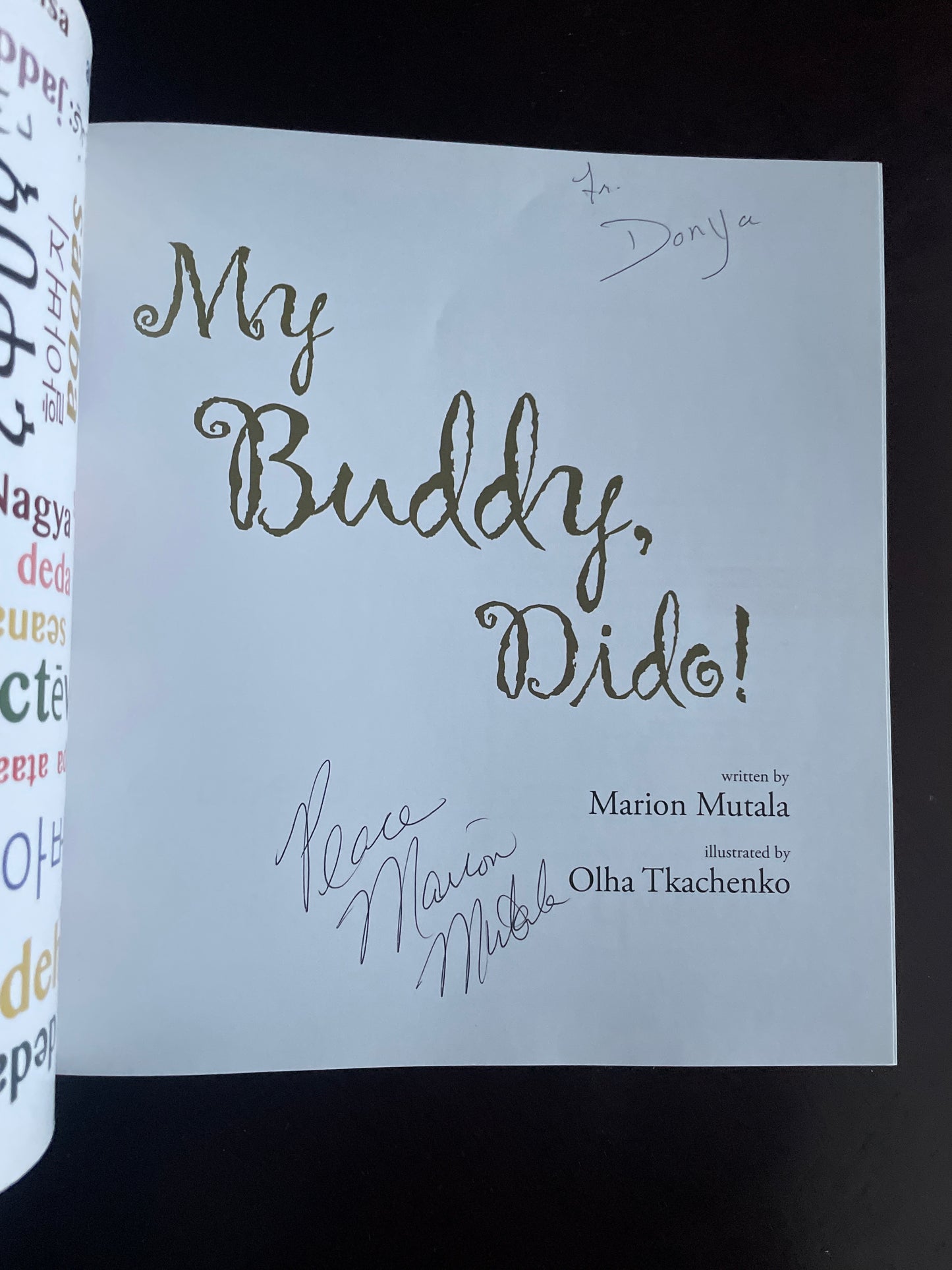 My Buddy, Dido! (Inscribed) - Mutala, Marion