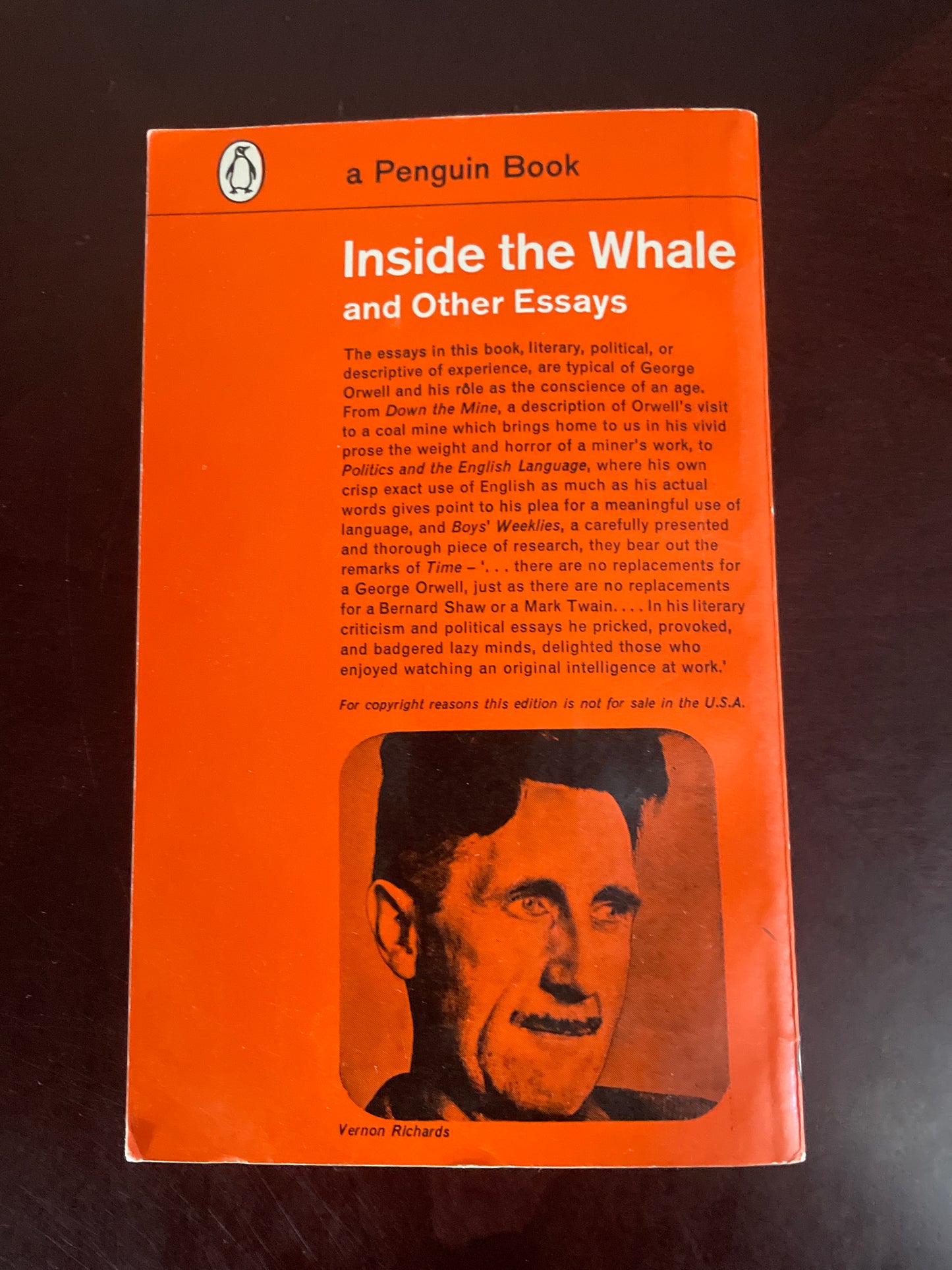 Inside the Whale and Other Stories - Orwell, George