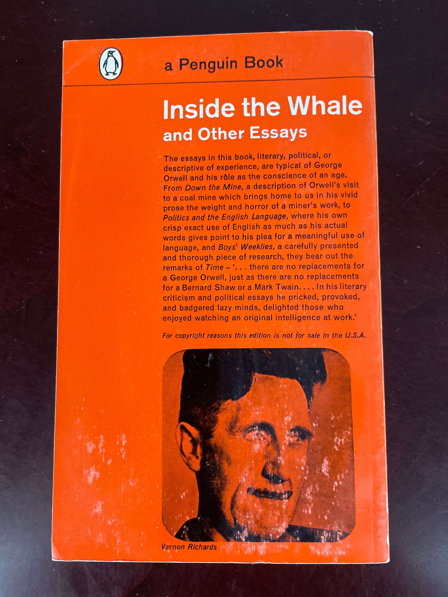 Inside the Whale and Other Stories - Orwell, George