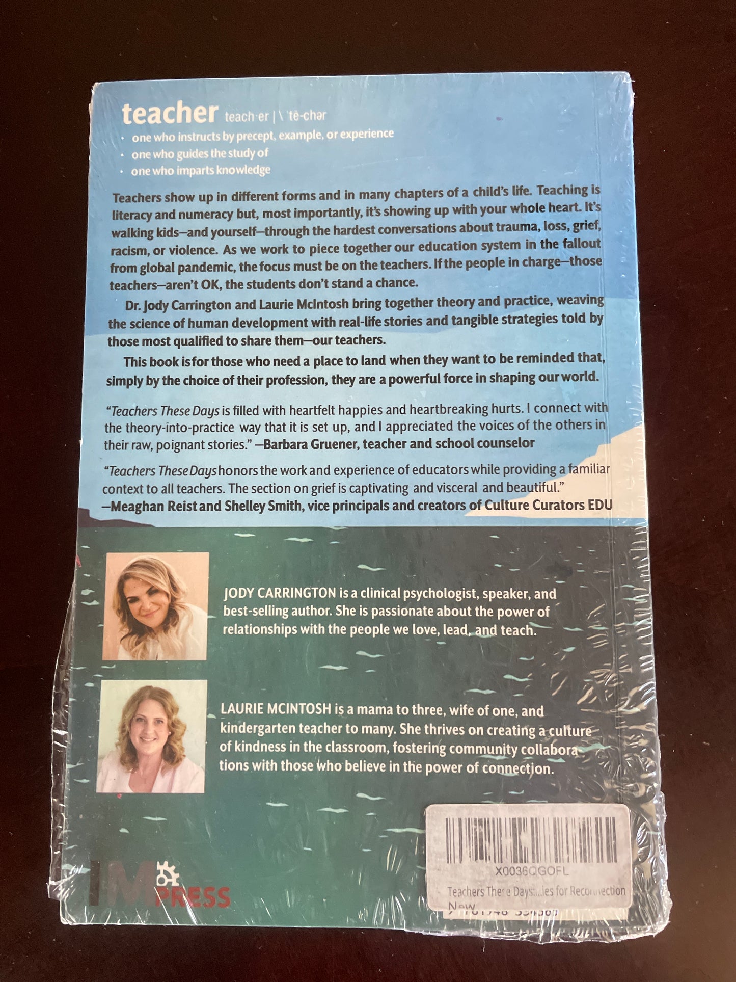 Teachers These Days: Stories and Strategies for Reconnection - Carrington, Dr. Jody; McIntosh, Laurie