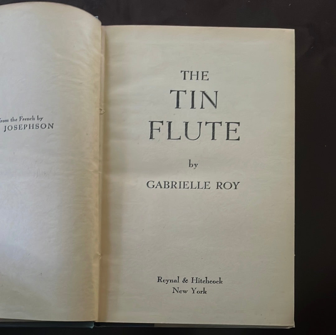 The Tin Flute - Roy, Gabrielle