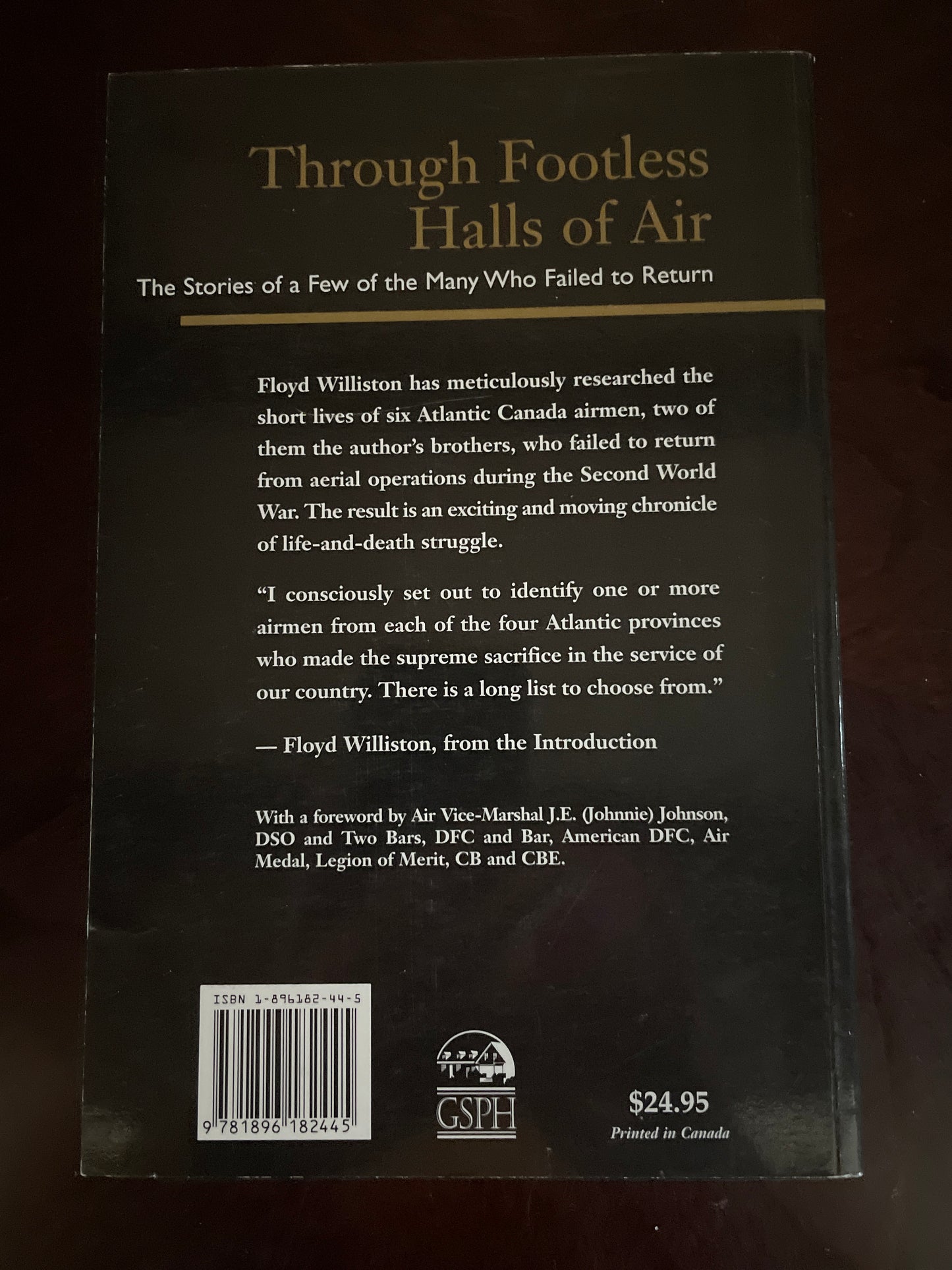 Through Footless Halls of Air: Stories of a Few of the Many Who Failed to Return (Inscribed) - Williston, Floyd