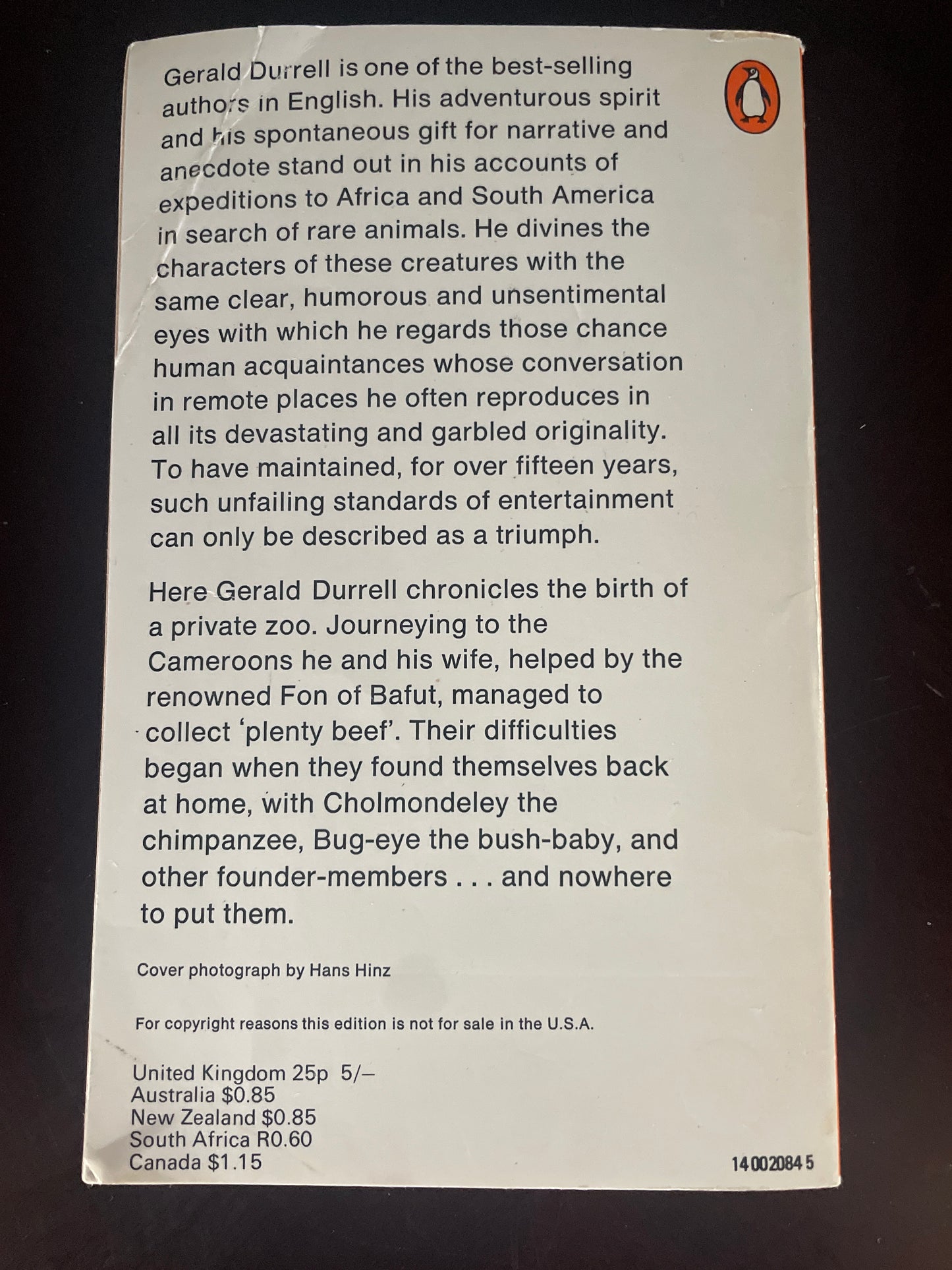 A Zoo in My Luggage - Durrell, Gerald