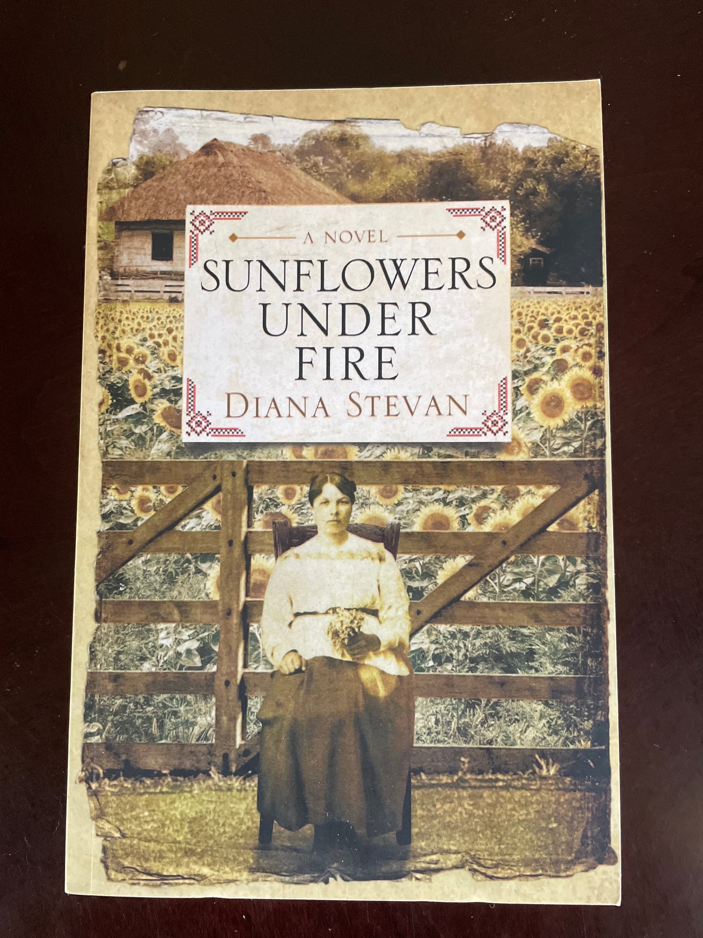Sunflowers Under Fire (Signed) - Stevan, Diana