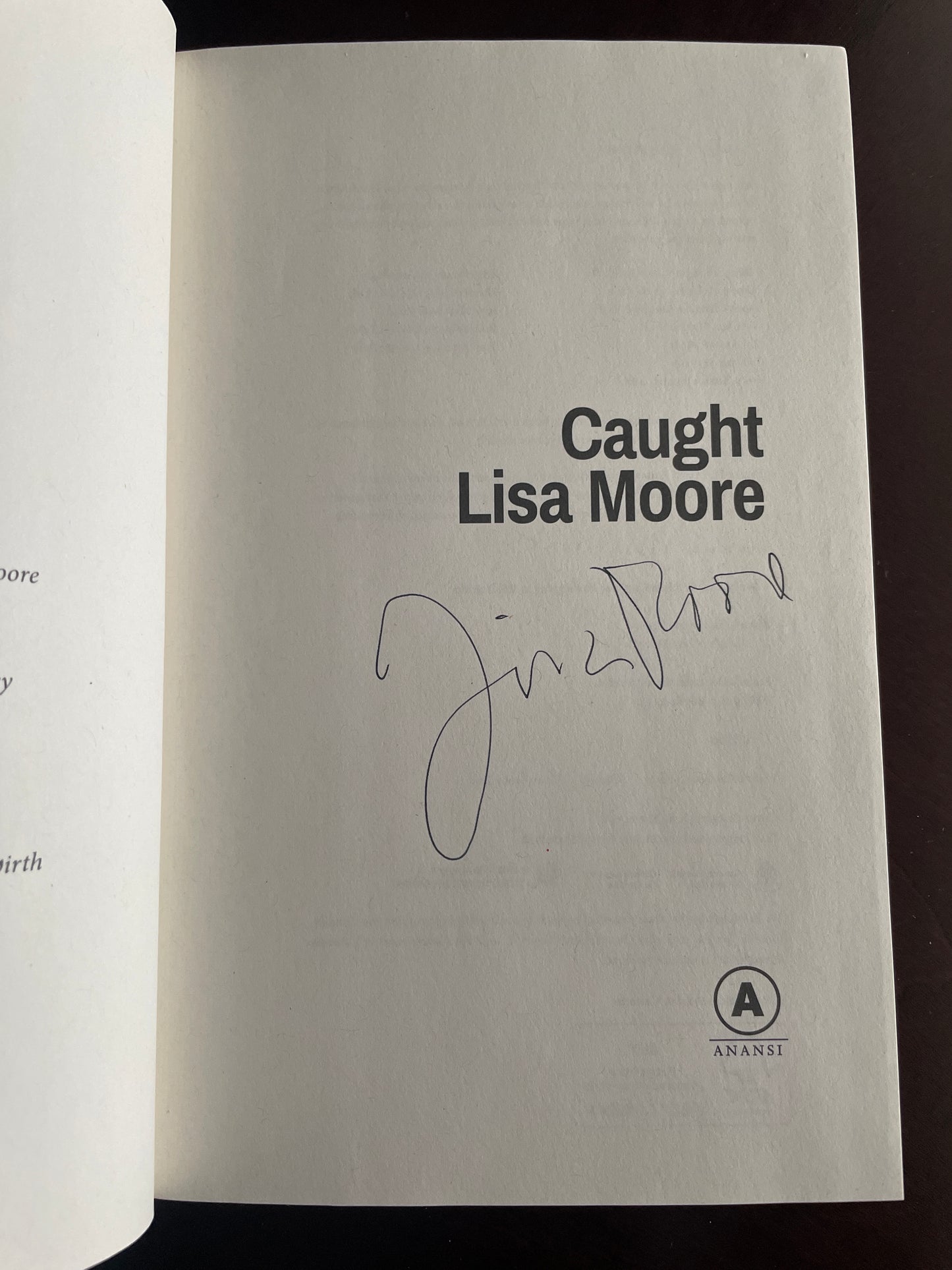 Caught (Signed) - Moore, Lisa