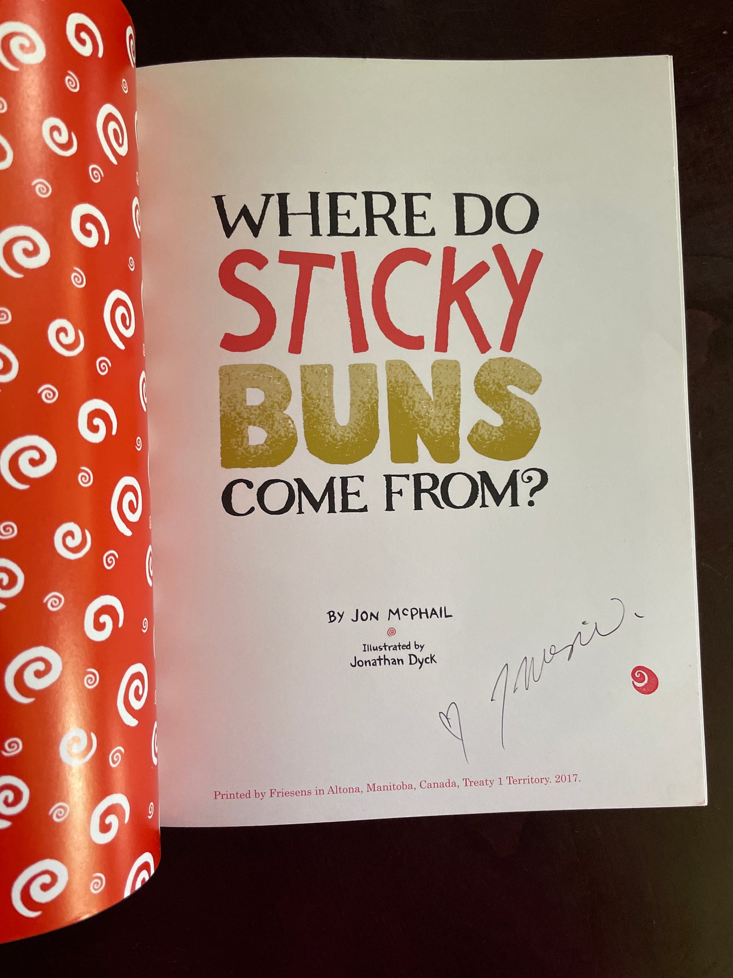 Where Do Sticky Buns Come From? (Signed) - McPhail, Jon